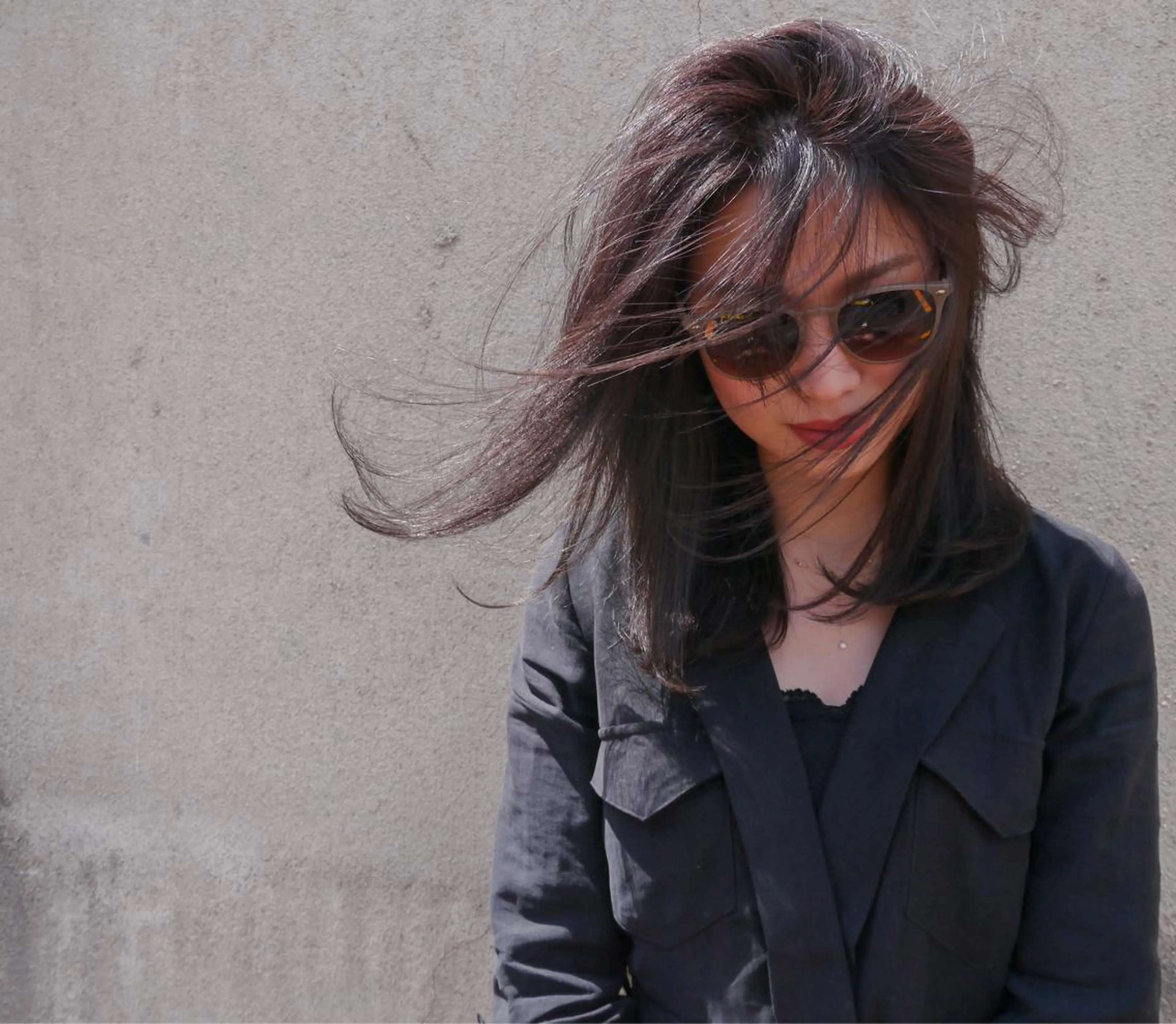 セミロング nessヤマサキ リュウタのヘアスタイル