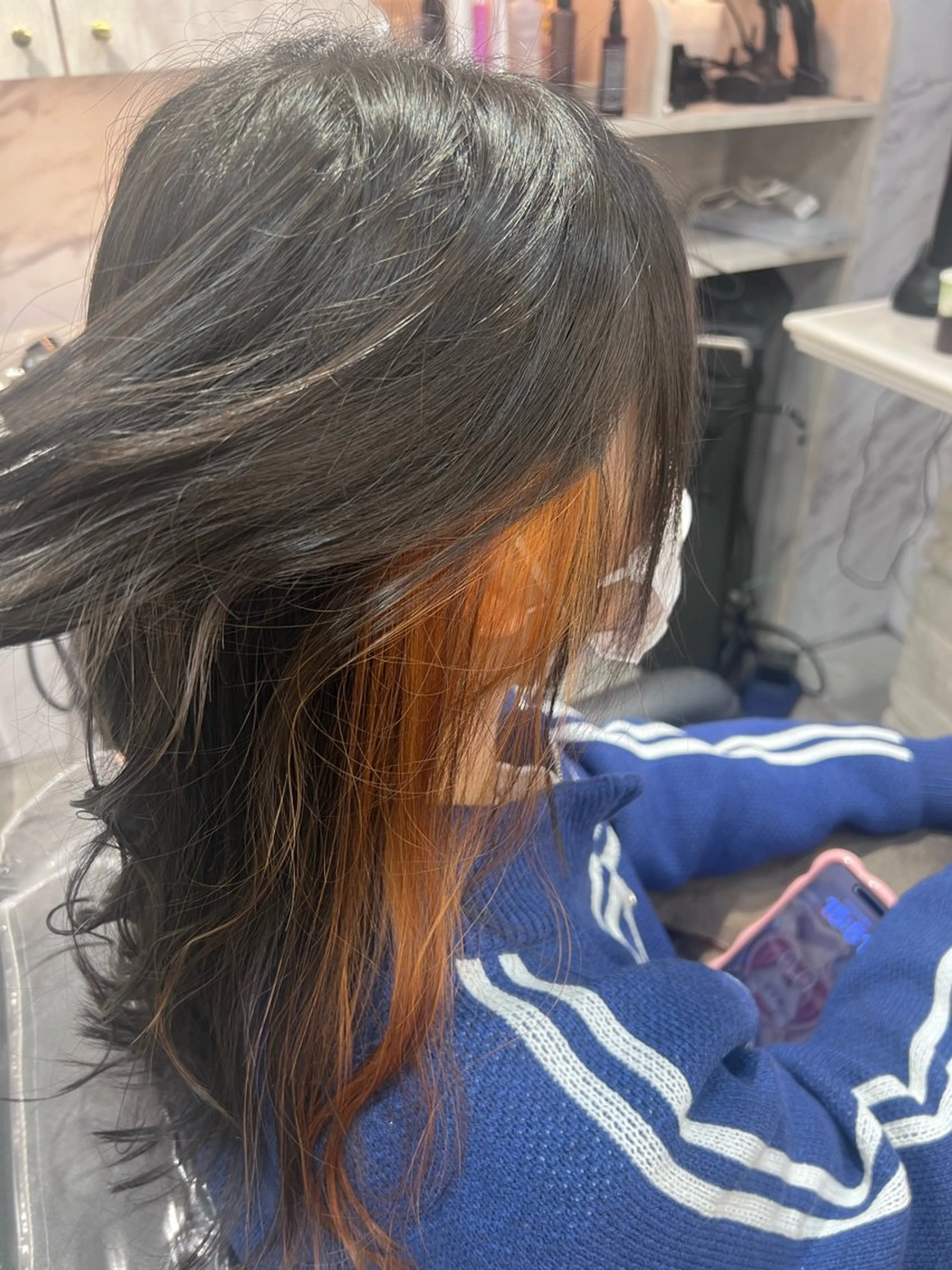 ロング 細矢 翔太のヘアスタイル