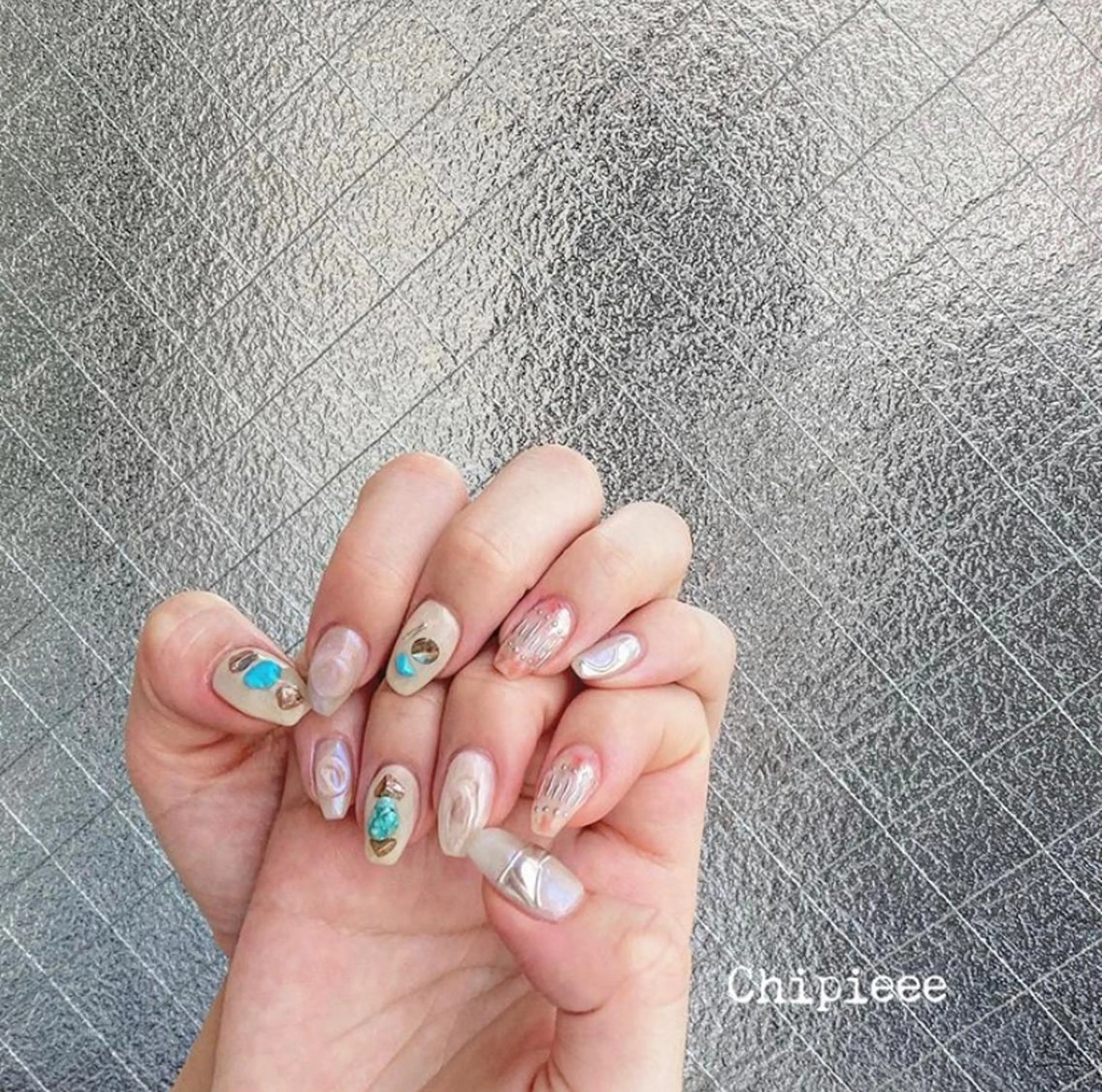 ネイル ハンドネイル revia所属・ERI Nailistのネイルデザイン