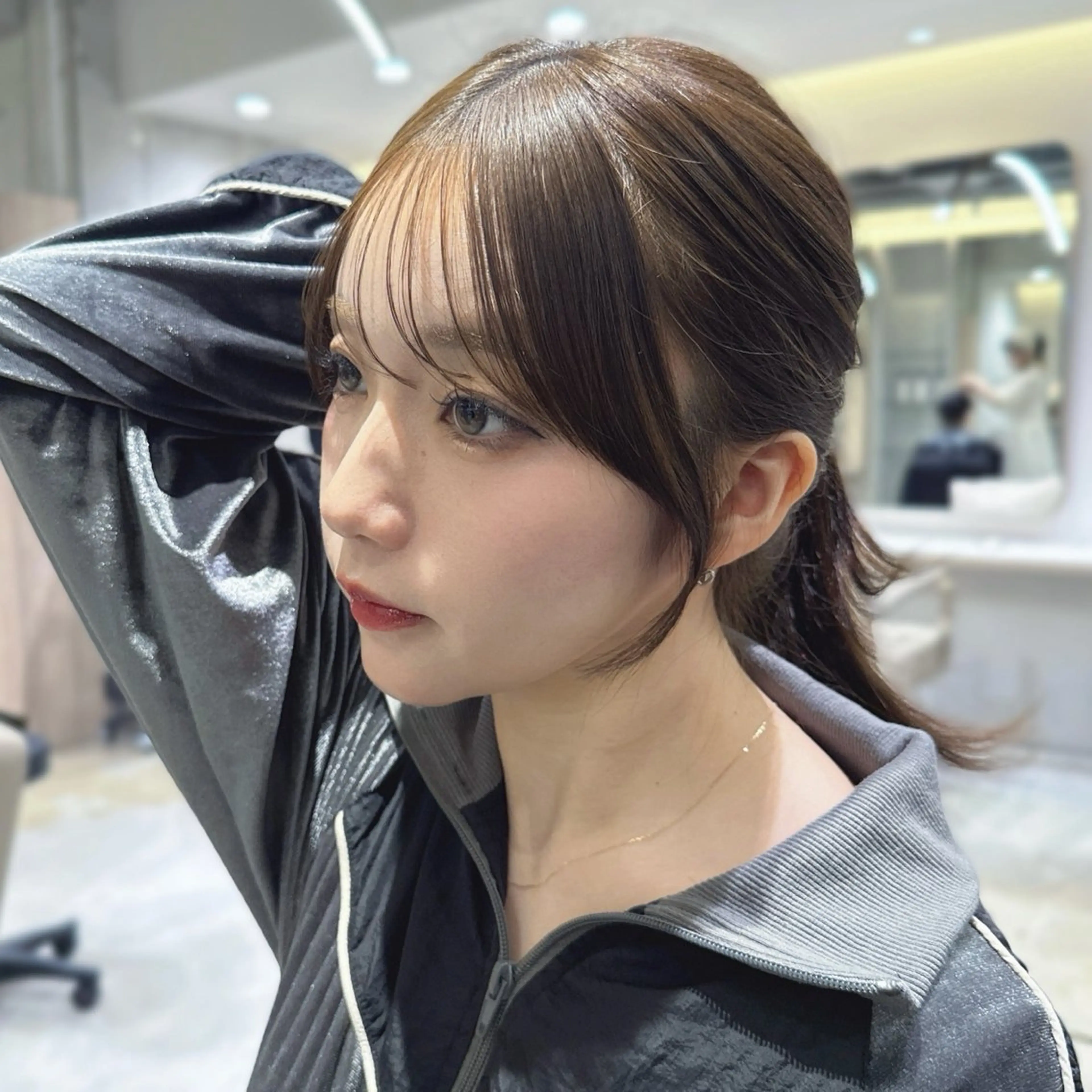 ロング 顔周りカット 韓国風ヘア レイヤーカット カット ヘアカラー トリートメント 🦋トレンドヘア🦋 竹内克弥のヘアスタイル