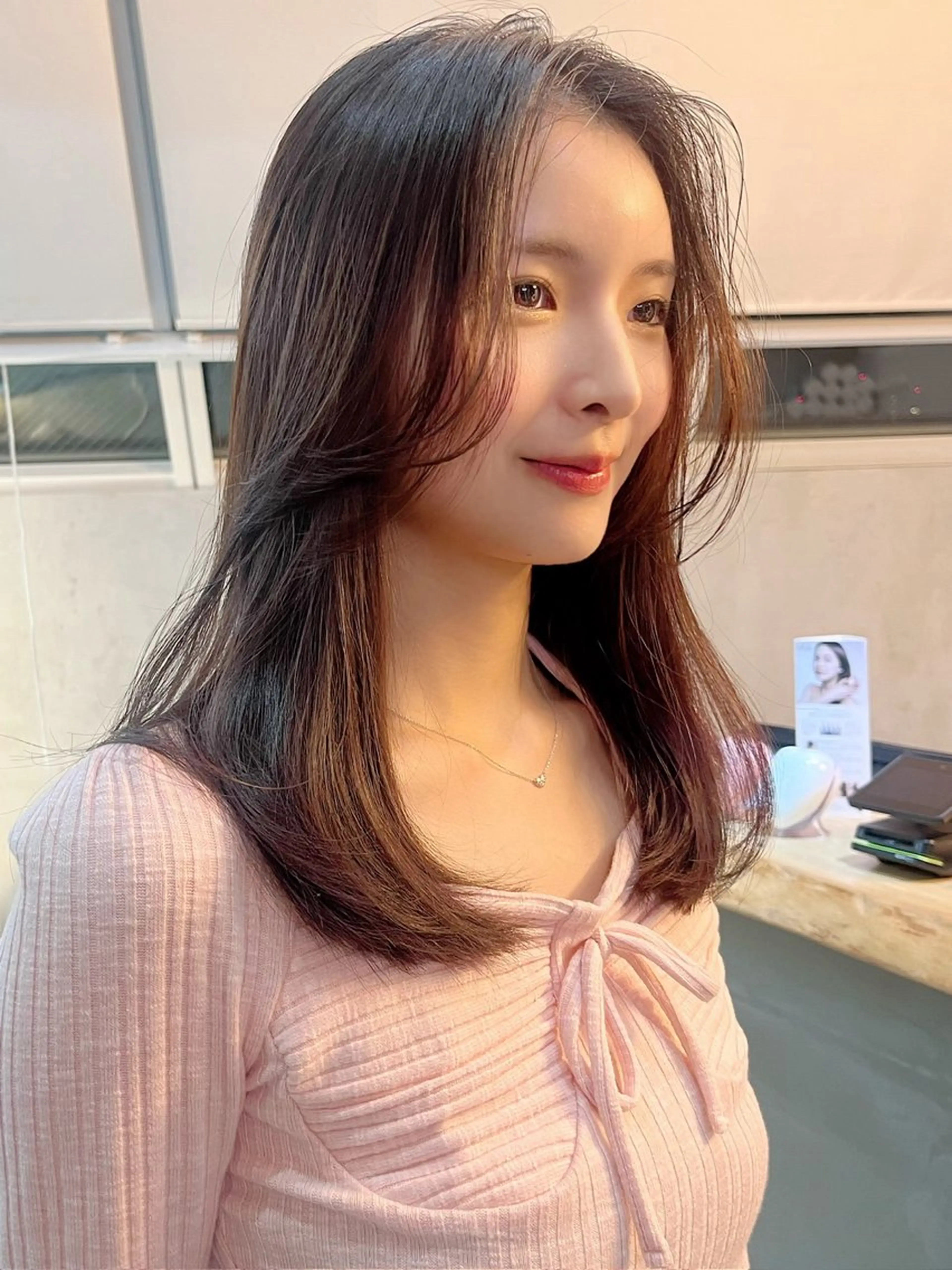 セミロング カット トリートメント 🩵LondBOY 韓国/ボブ/レイヤーのヘアスタイル