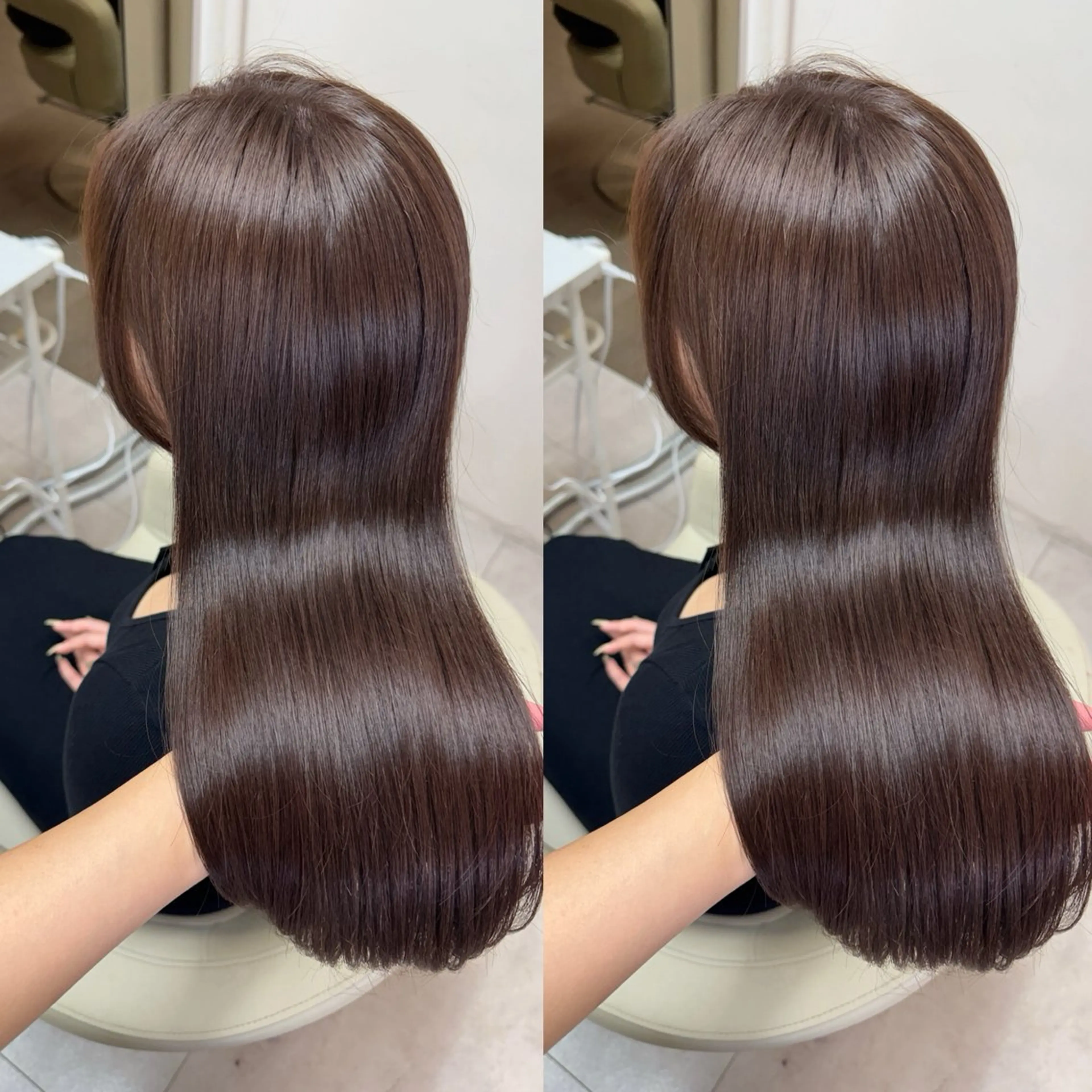 ロング カラー カット ヘアカラー トリートメント ♡韓国/レイヤー カット/Ayana♡のヘアスタイル