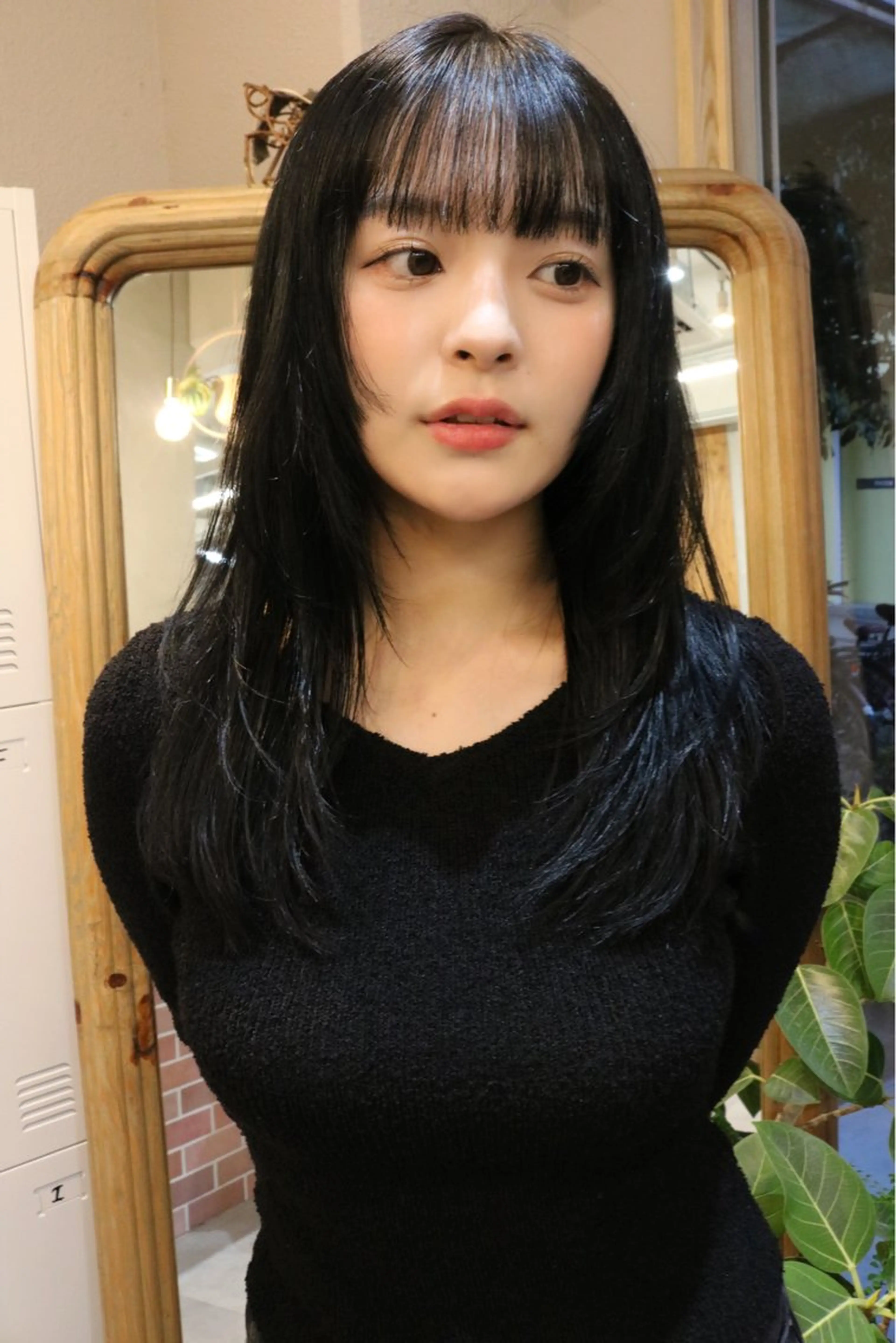 セミロング カラー 松村 澪里のヘアスタイル