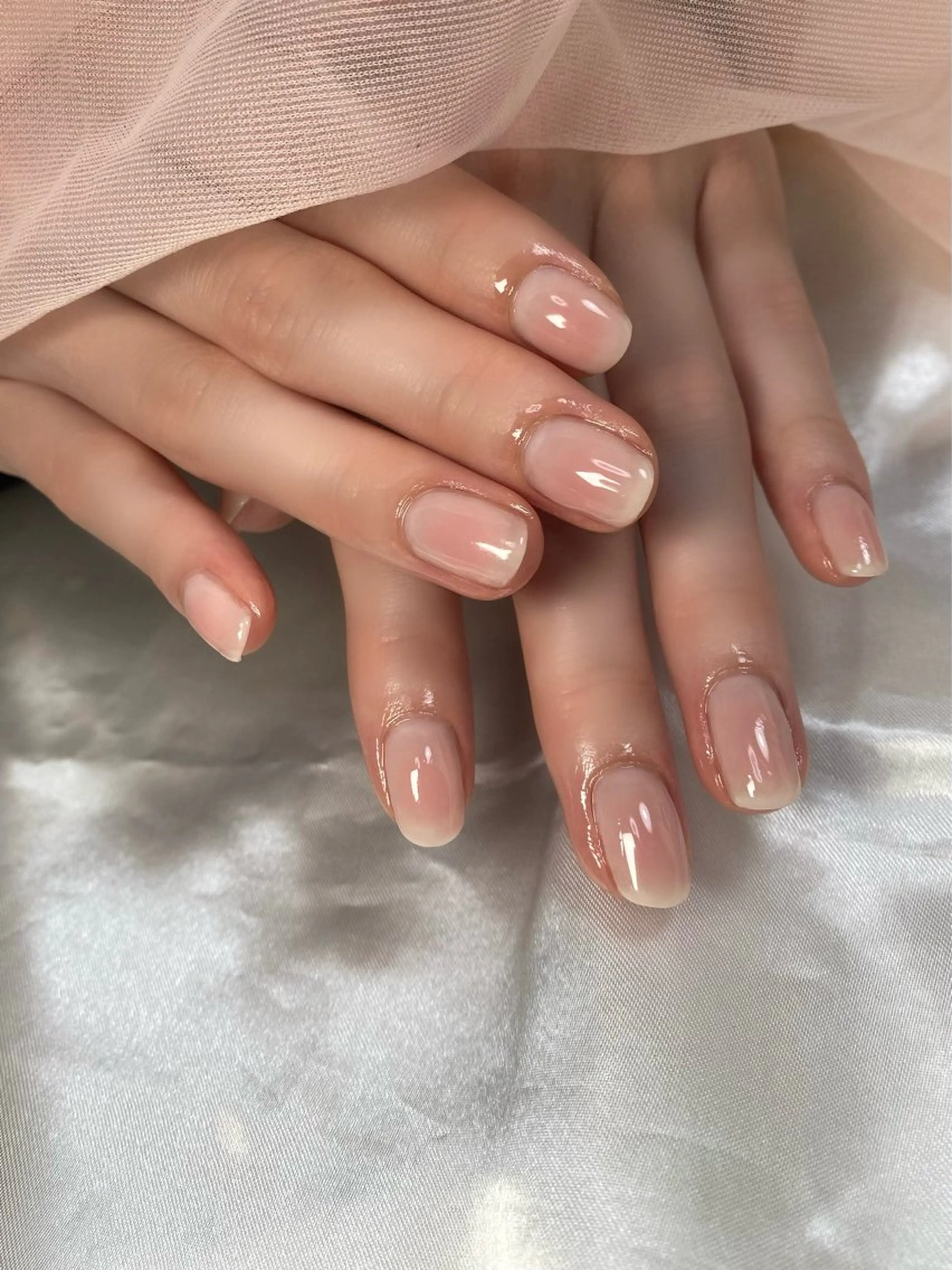 ネイル 持ち込み シンプルネイル mille feuilleのネイルデザイン