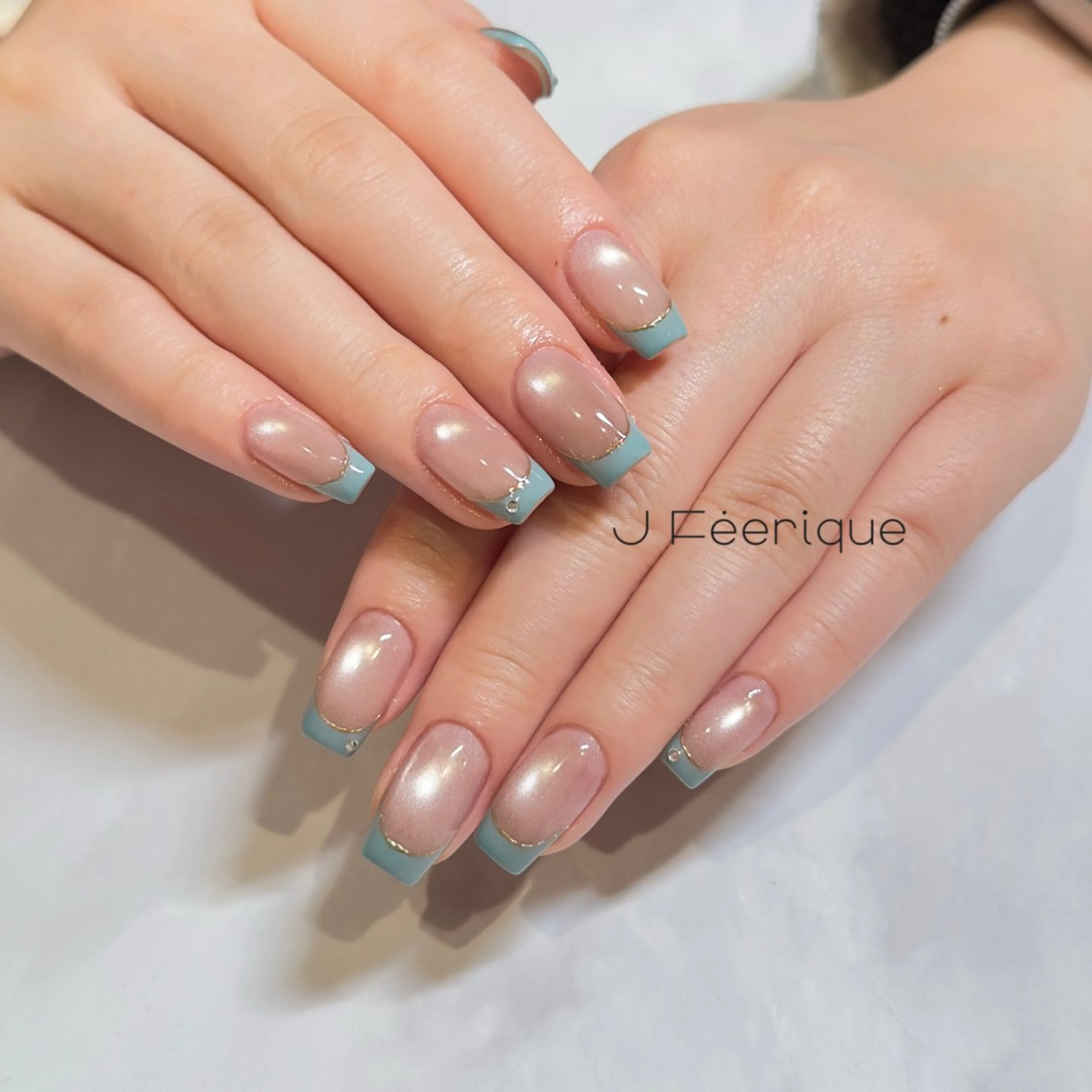 ネイル フレンチネイル 持ち込み ハンドネイル ハンドケア Shiho 南森町/ネイルのネイルデザイン