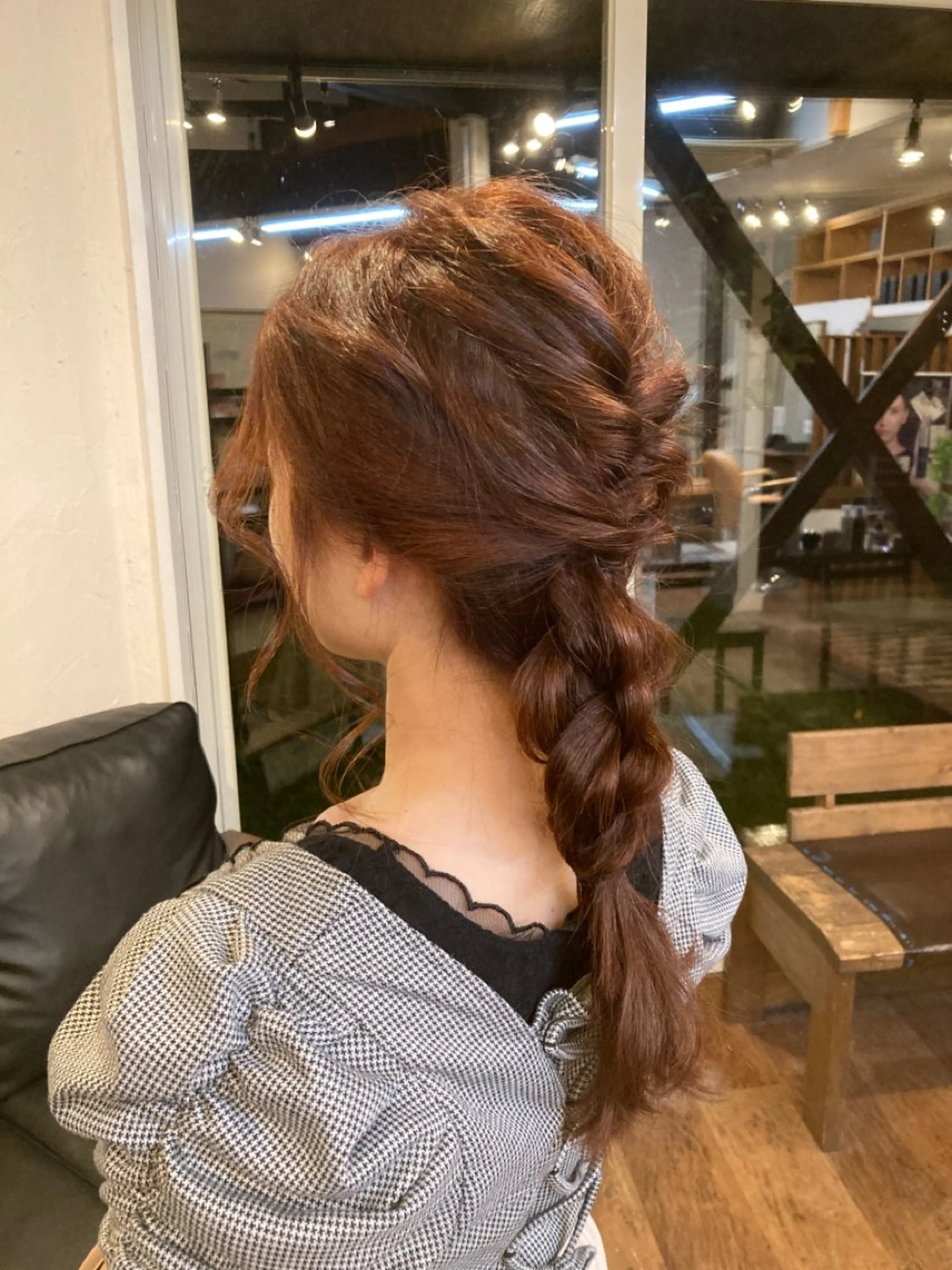 セミロング カラー ヘアアレンジ 🌸栄/髪質改善 透明感/ムラカミ🌸のヘアスタイル