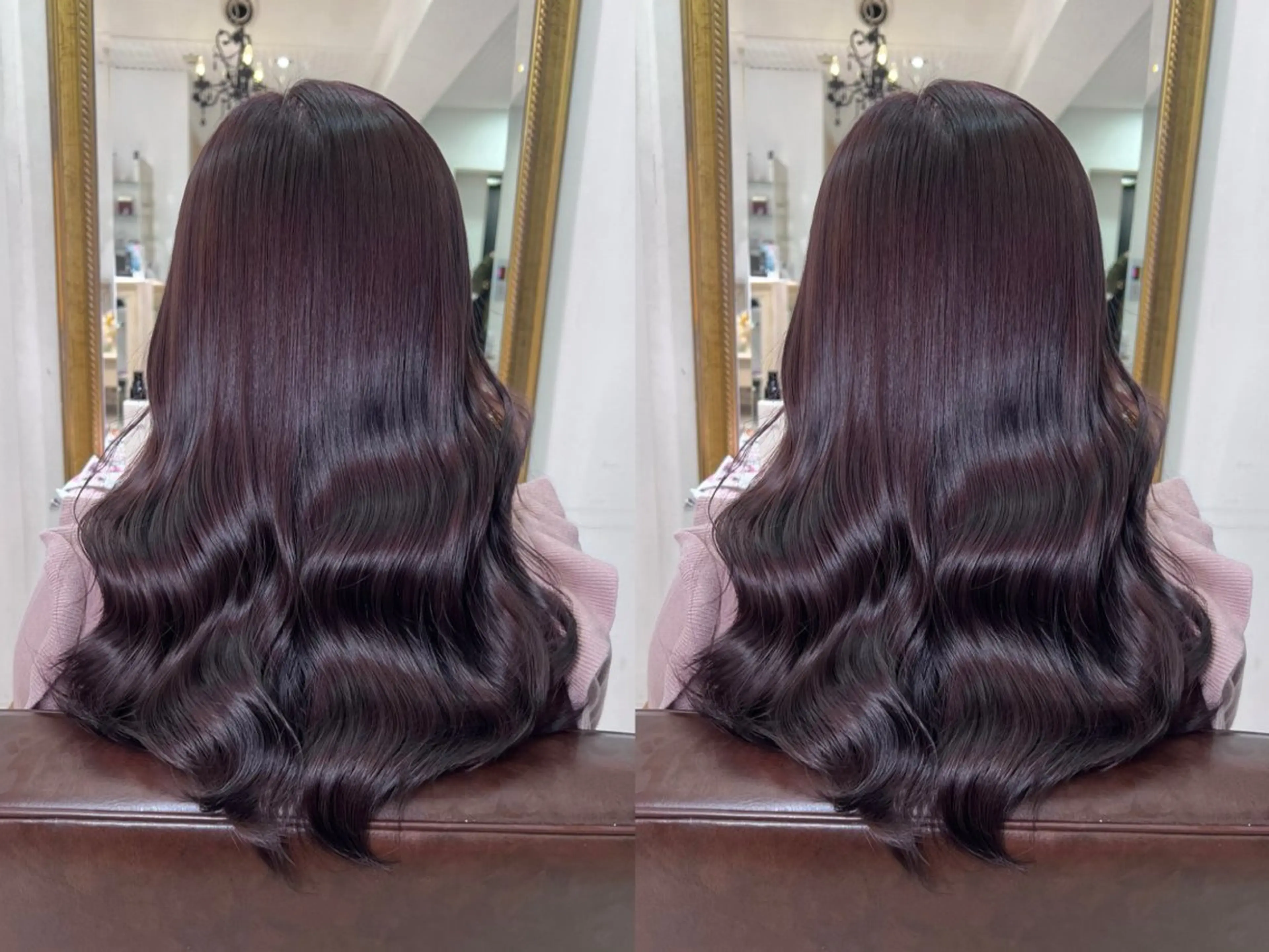 セミロング まつパ/艶カラー/ 縮毛矯正/岸川美月のヘアスタイル