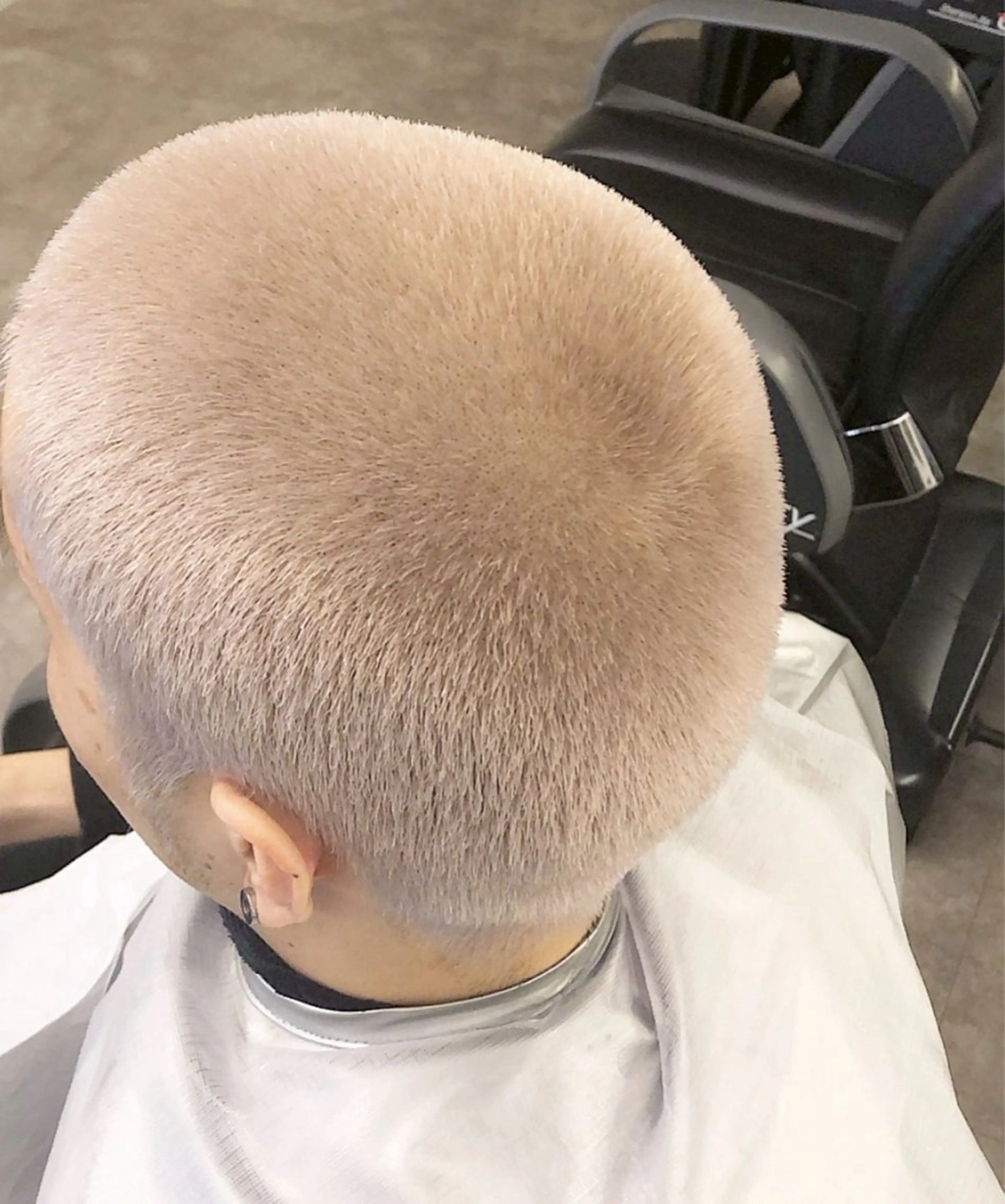 ショート カラー パーマ メンズ ヘアカラー 因幡 颯のヘアスタイル