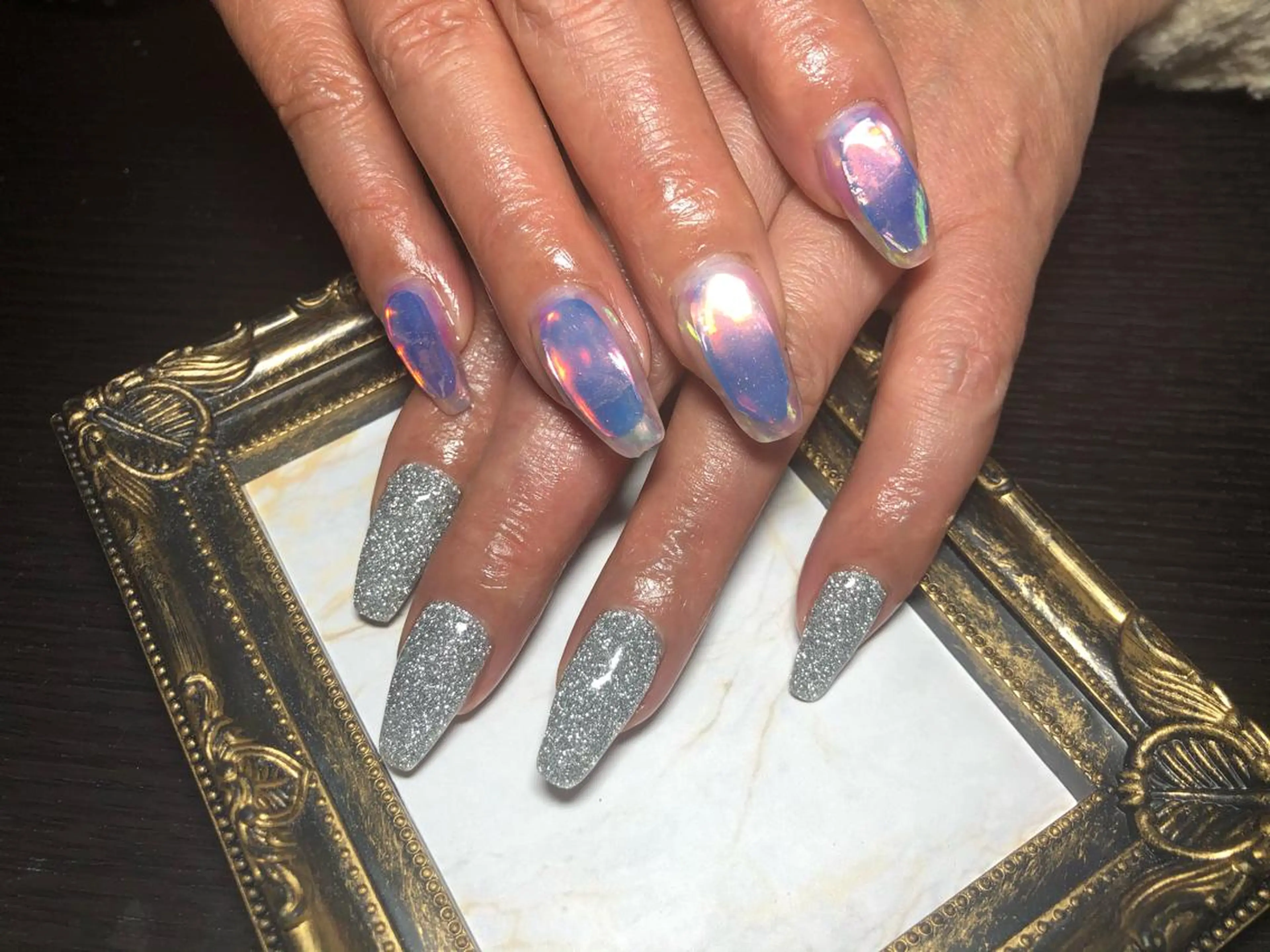 ネイル アートネイル 氷ネイル・うるうるネイル Nail Salon Caco所属・Nail salon Caco.のネイルデザイン