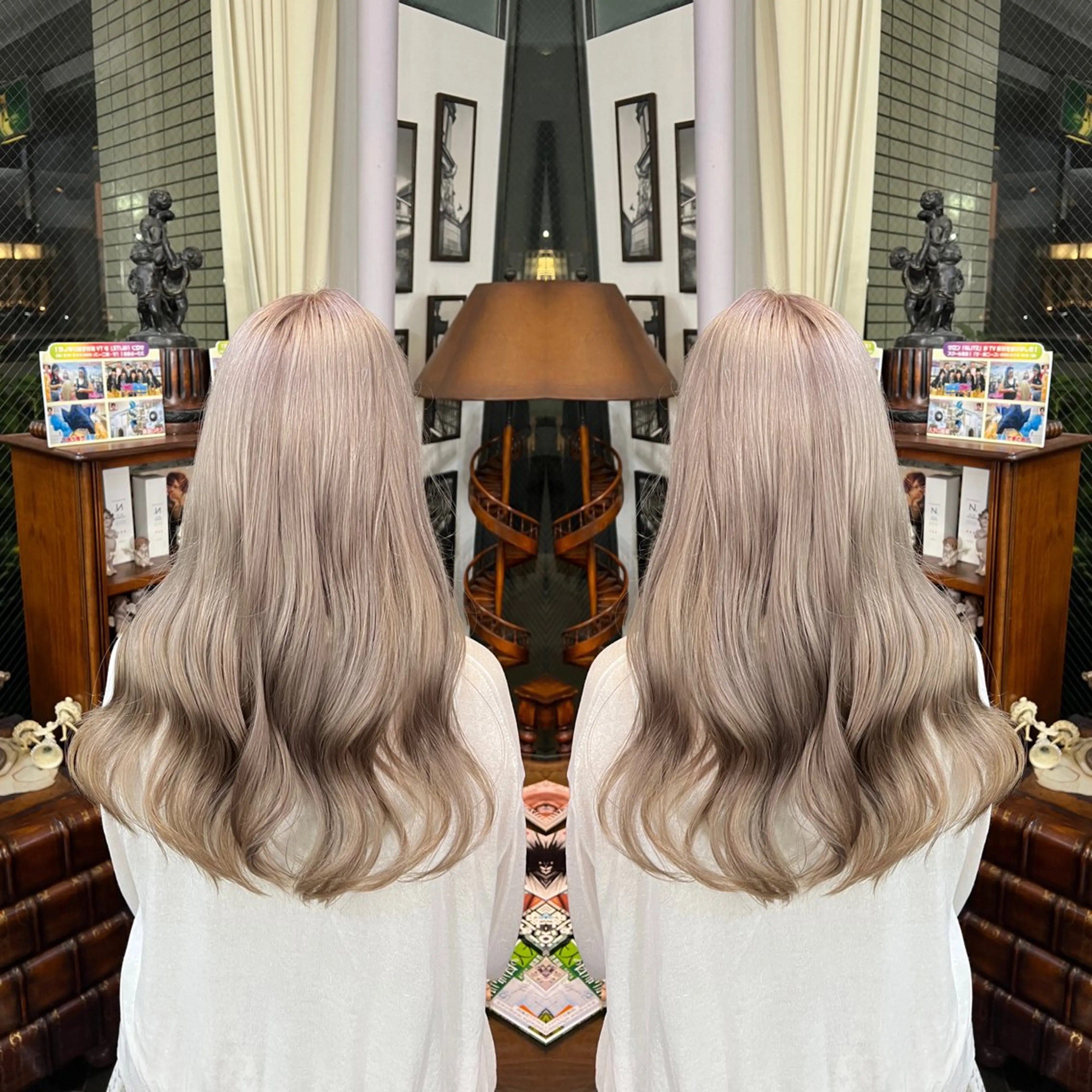 ロング カラー レイヤー/ボブ/ ミニボブ/AOIのヘアスタイル