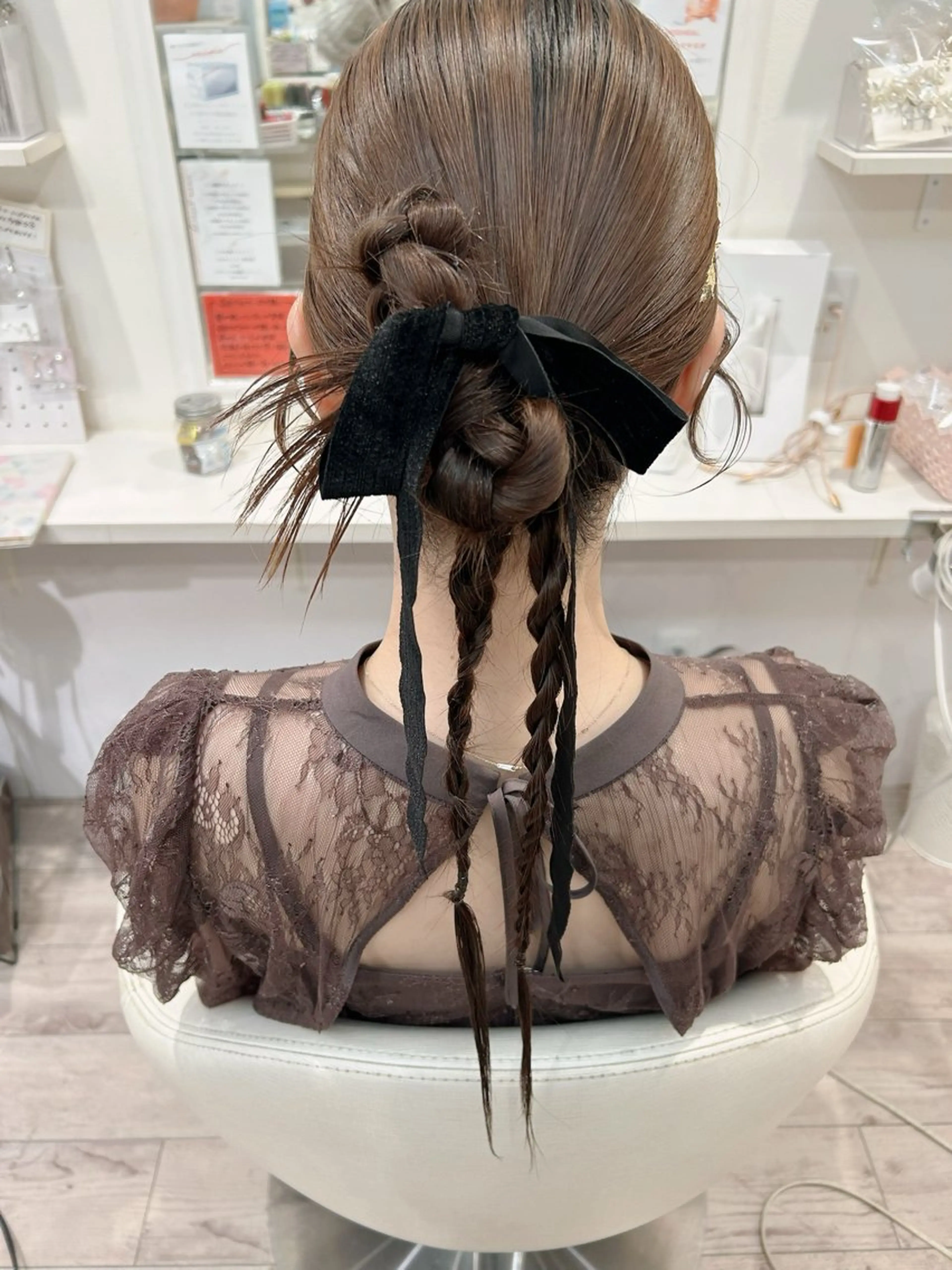 ロング ヘアアレンジ セットサロン      ラフテル所属・大阪/ヘアアレンジ /似合わせset💐のヘアスタイル