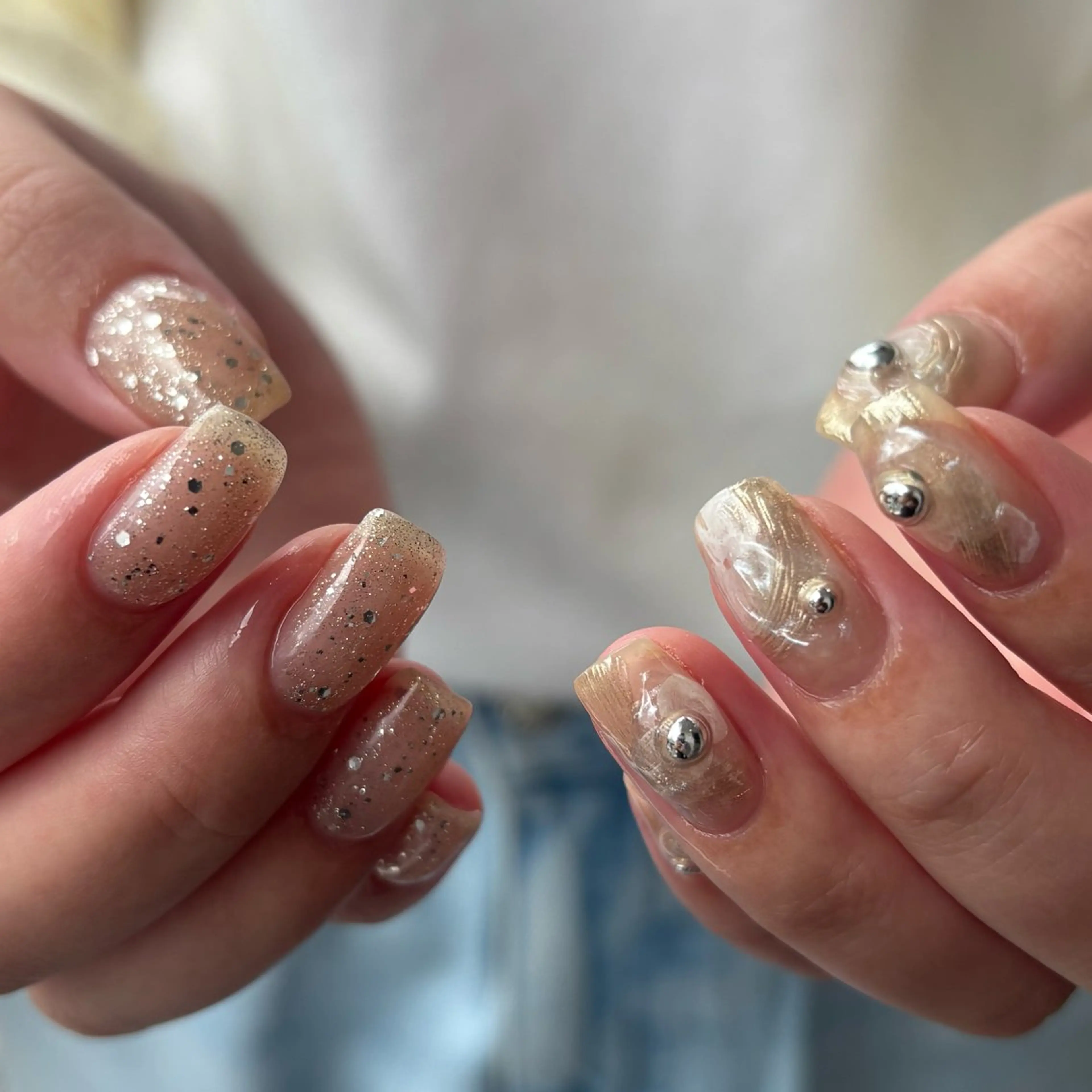 ネイル アートネイル ハンドネイル カメレオン京橋🌻 草葉由佳のネイルデザイン