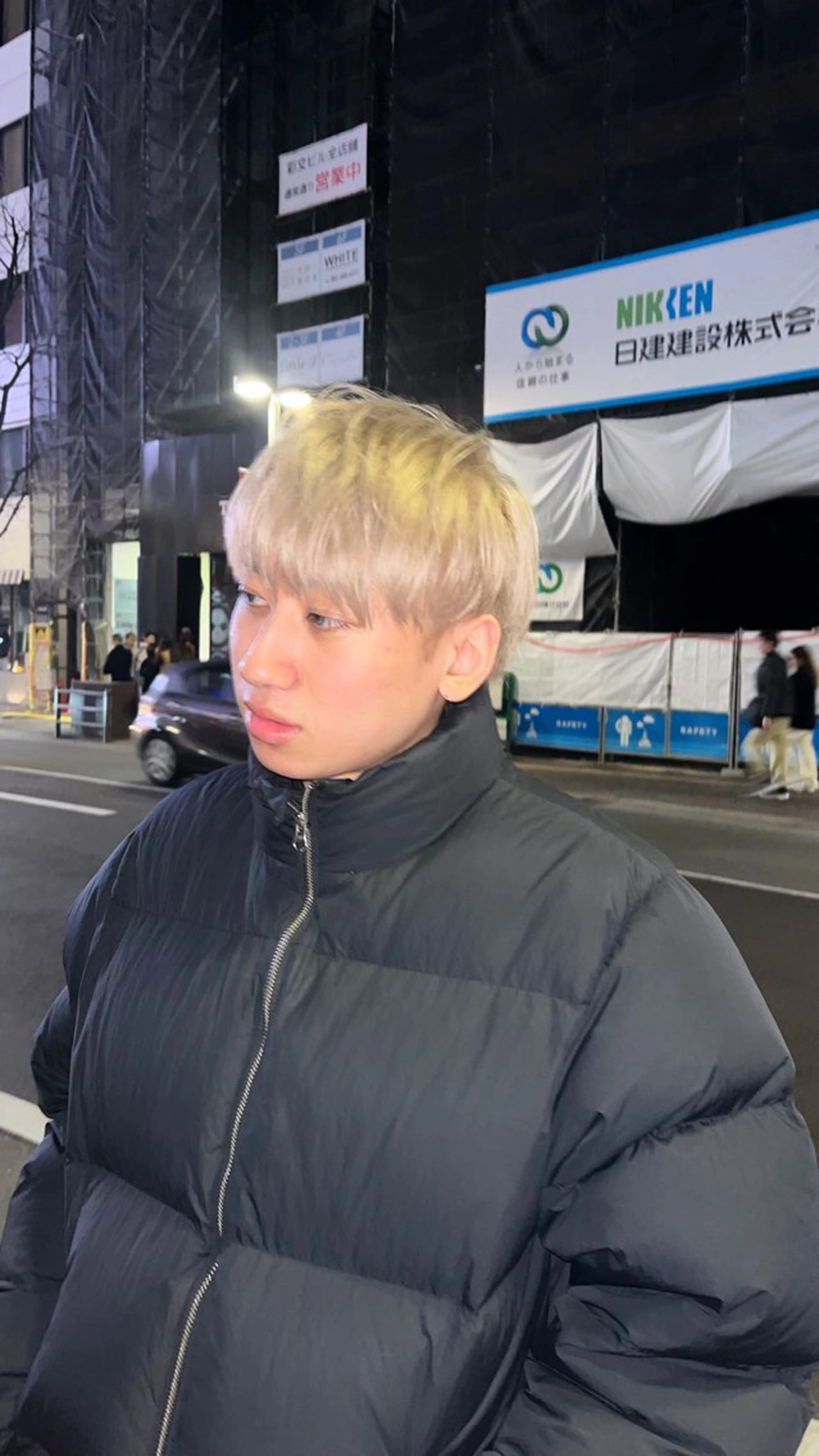 カラー メンズ ユイ☆ハイトーン ☆ブリーチデザインのヘアスタイル