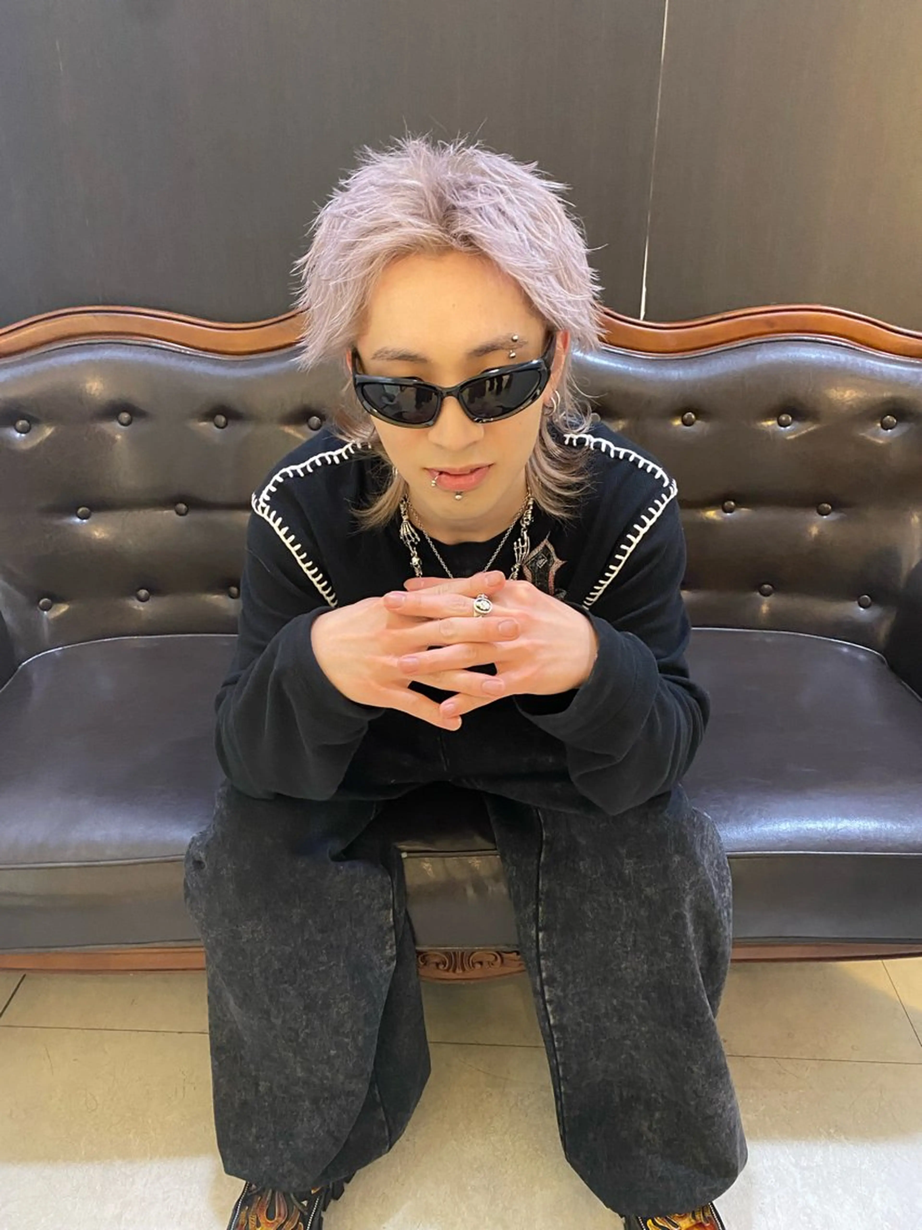 ショート カラー メンズ ヘアカラー トリートメント mai / linoah˚✧のヘアスタイル