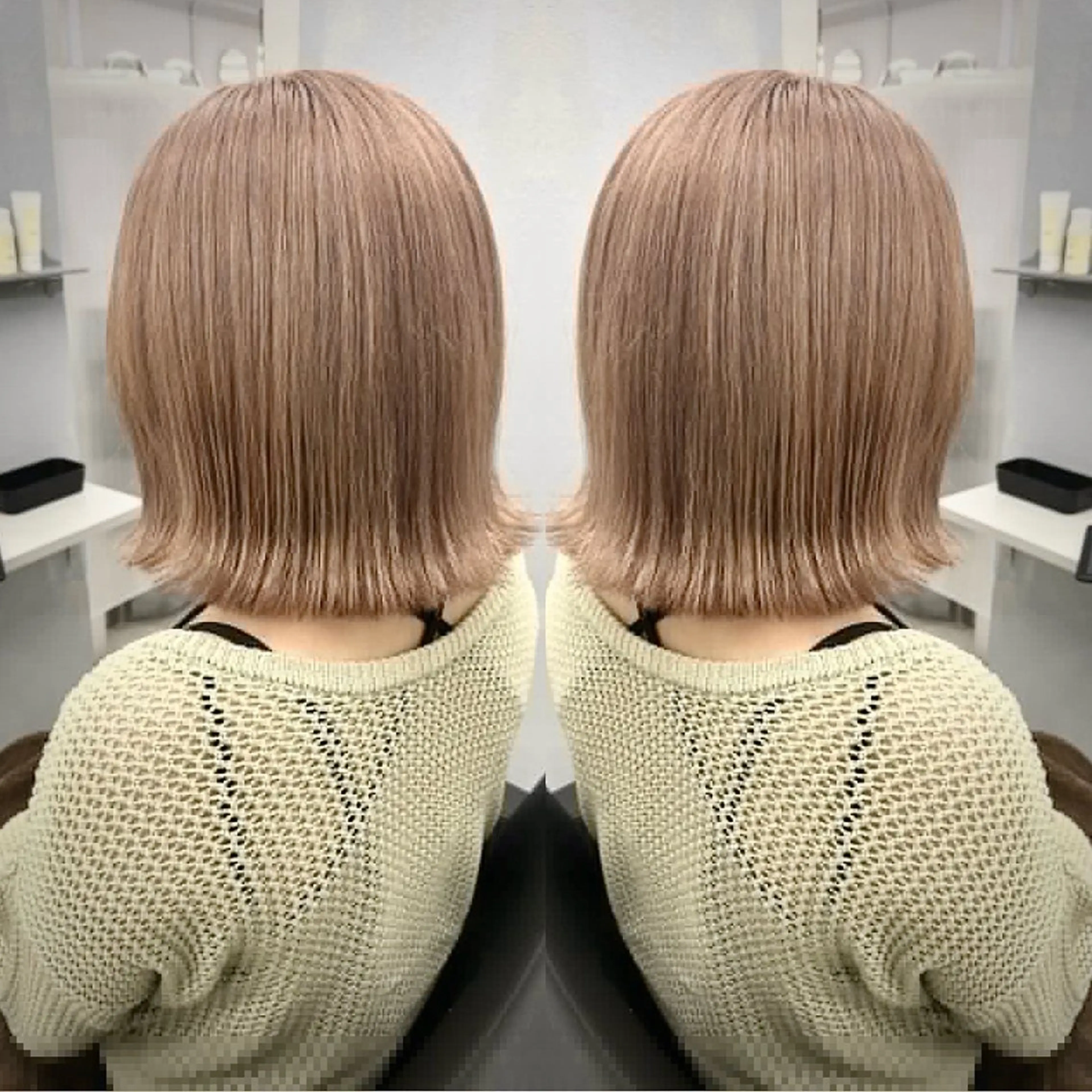 🎀bob cut🎀 ➕1step treatment✨お悩み解決🌸毛量調節でお家のドライヤー時間が短縮に⁉️の写真