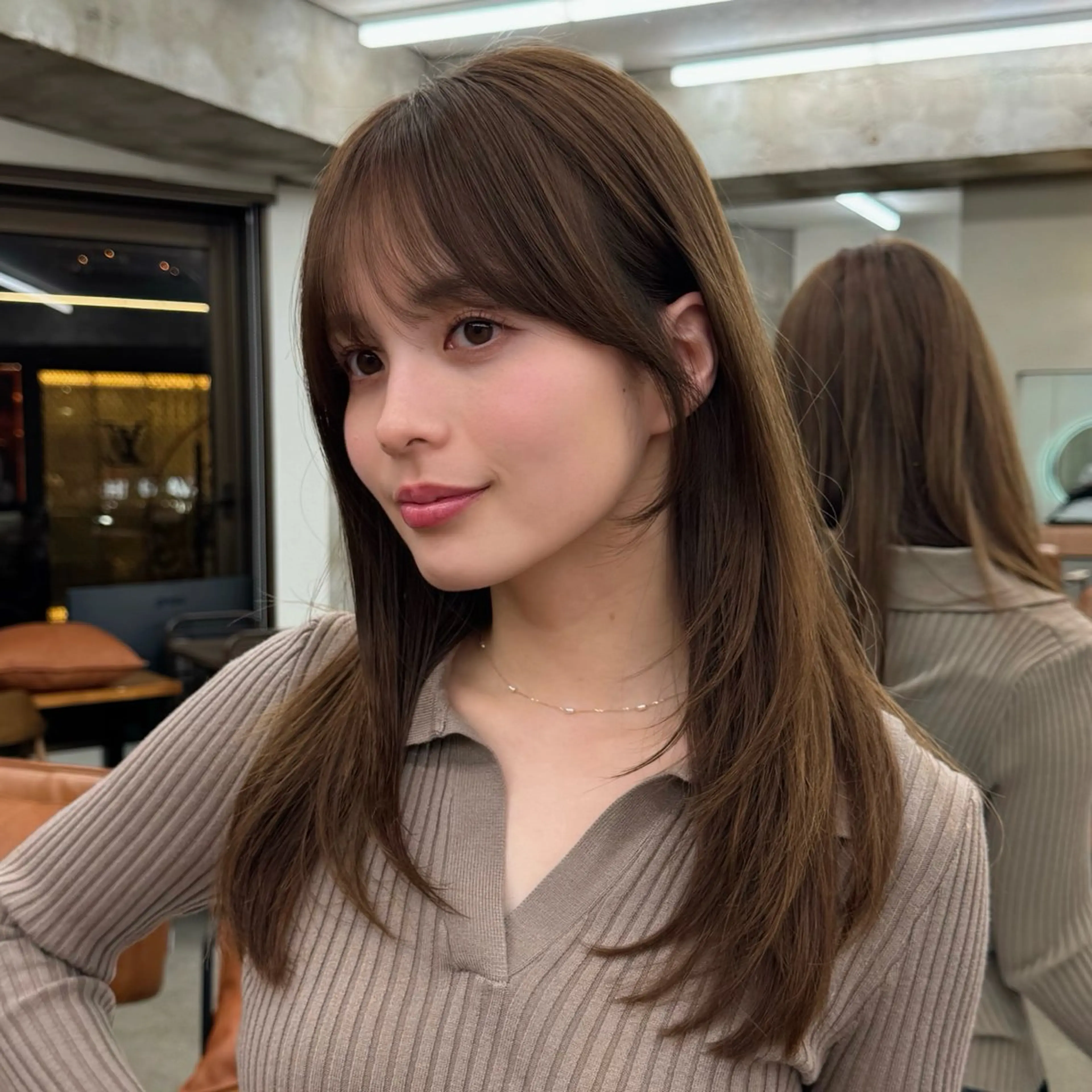 ミディアム カラー 柔らかいレイヤー🌿 大人ヘア/みっきーのヘアスタイル