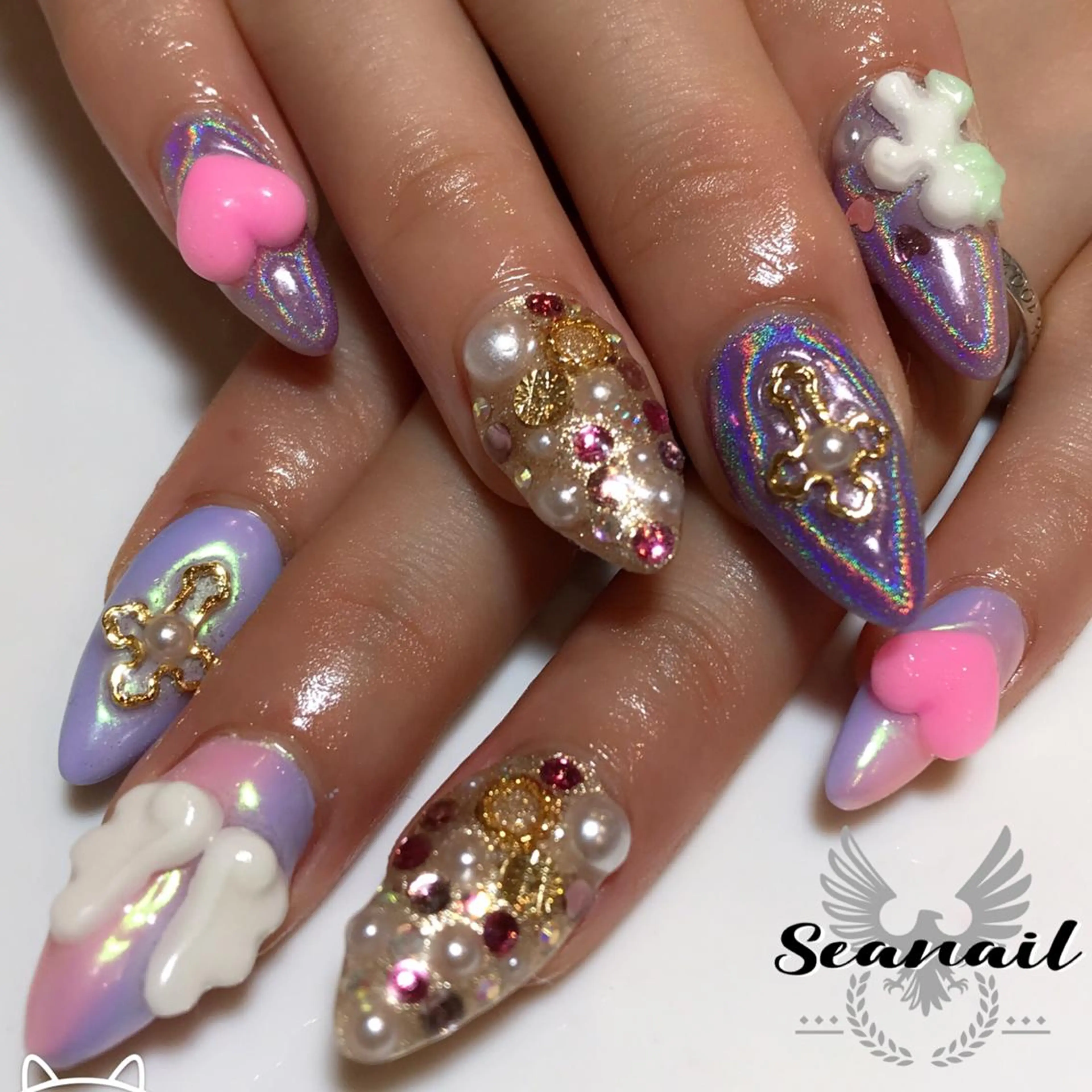 ネイル 小尾 栞のネイルデザイン