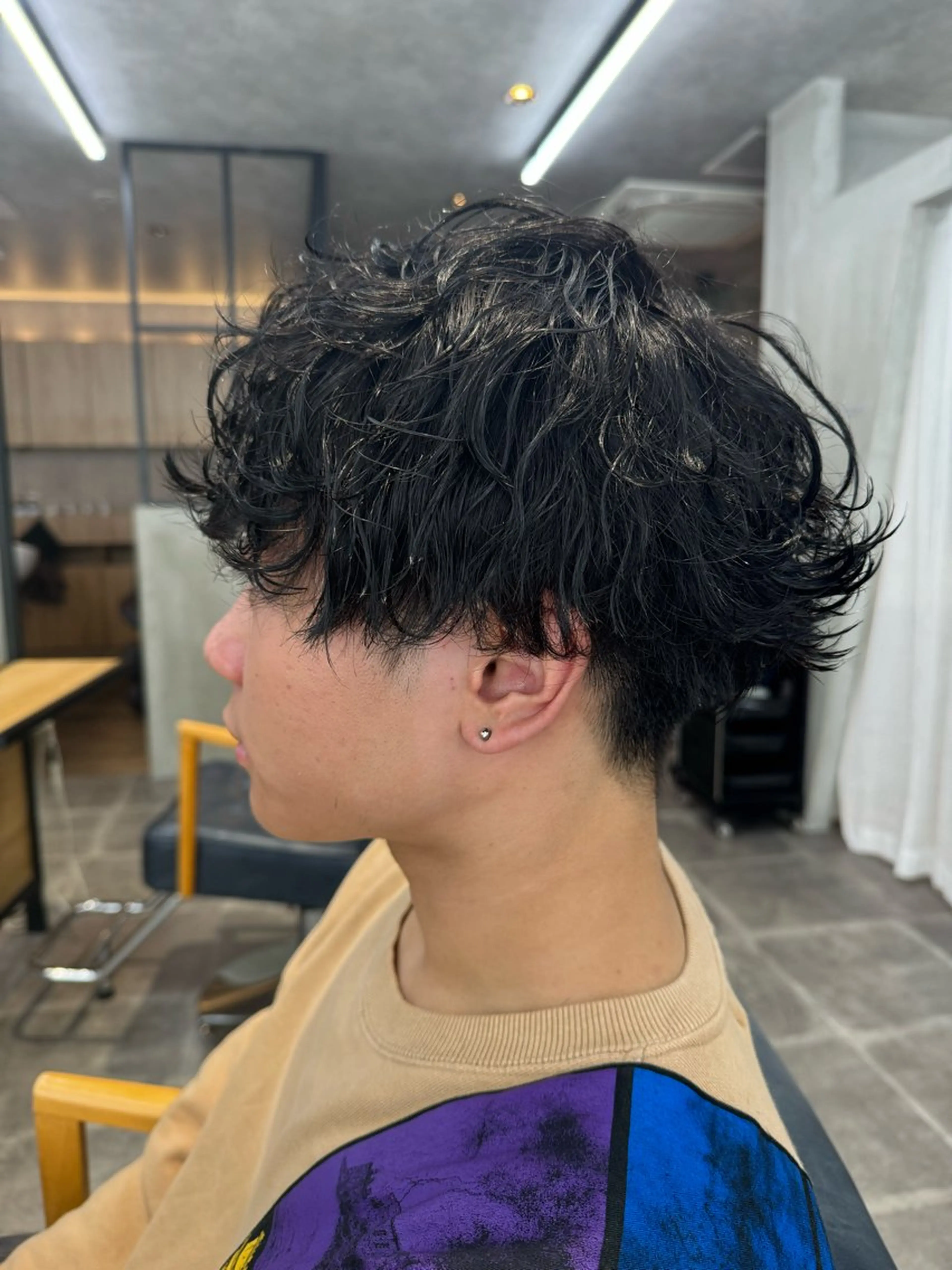 ショート パーマ カット パーマ 梅田モードカラー特化 💖koichiroのヘアスタイル