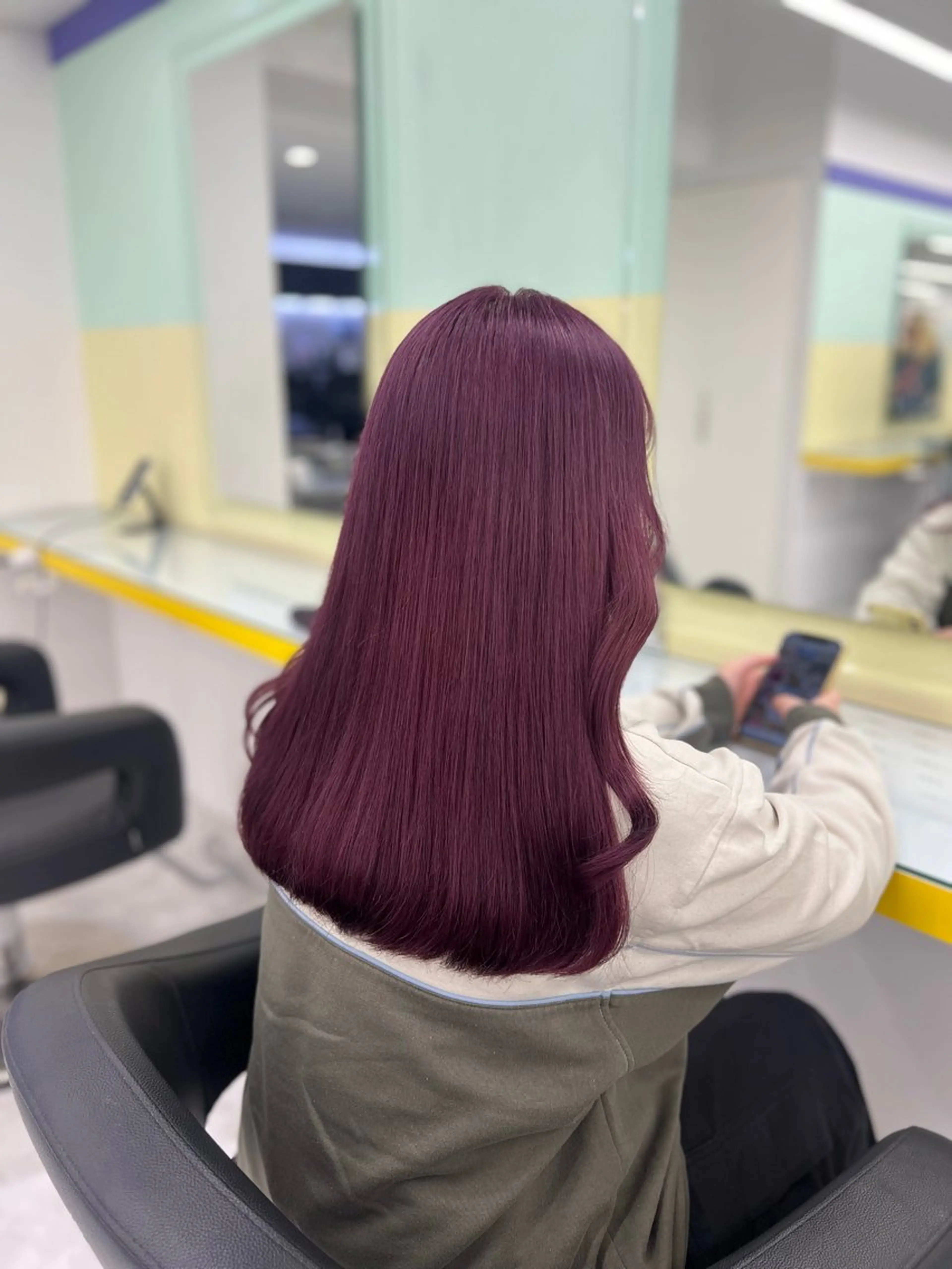 セミロング エクステモデル 募集💖まなみのヘアスタイル