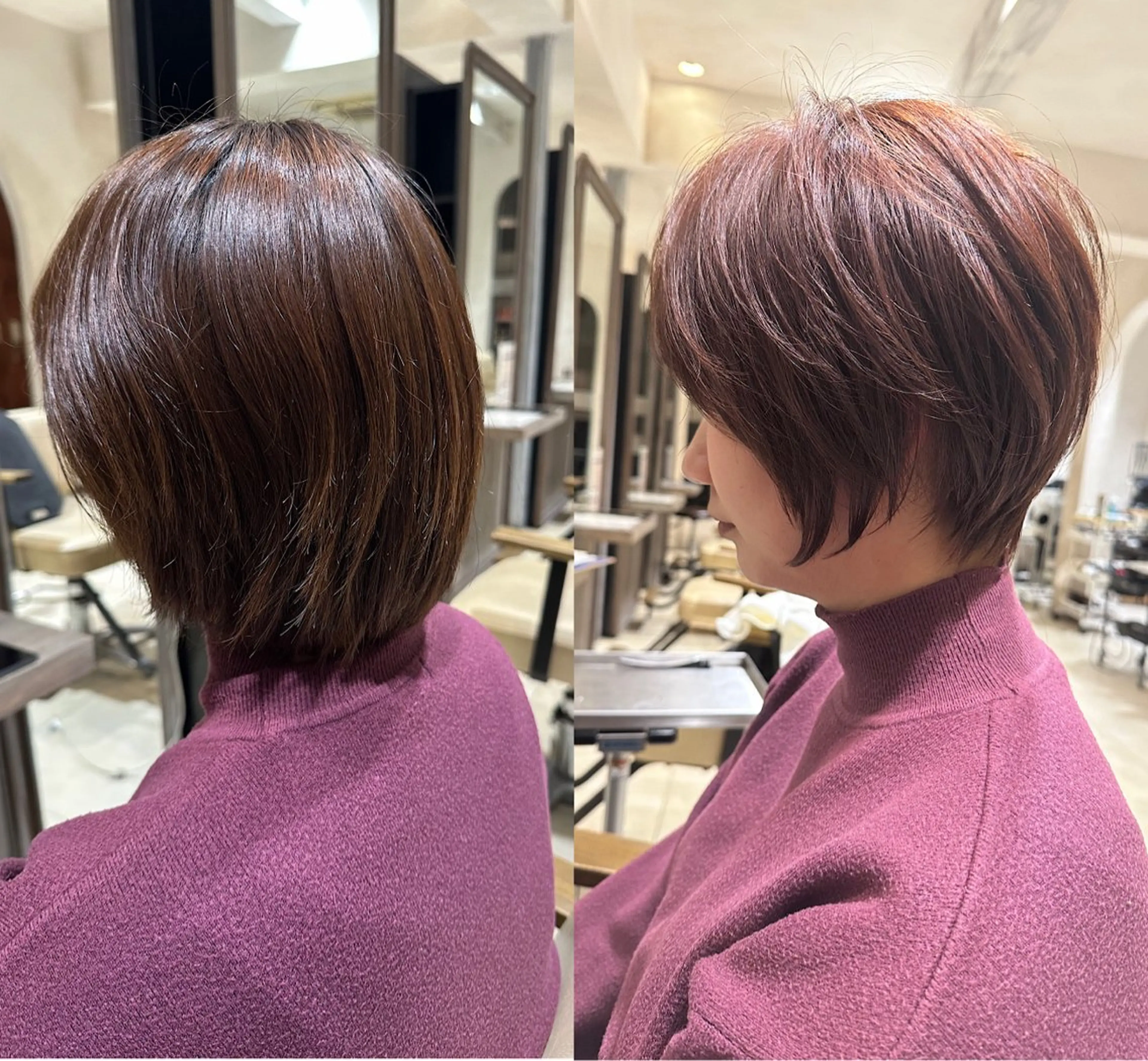 ショート ショートボブ ボブ ショートヘア 前席個室美容室Zina高槻髪質改善&トリートメント所属・✨ショートヘア特化✨ 福原優介のヘアスタイル