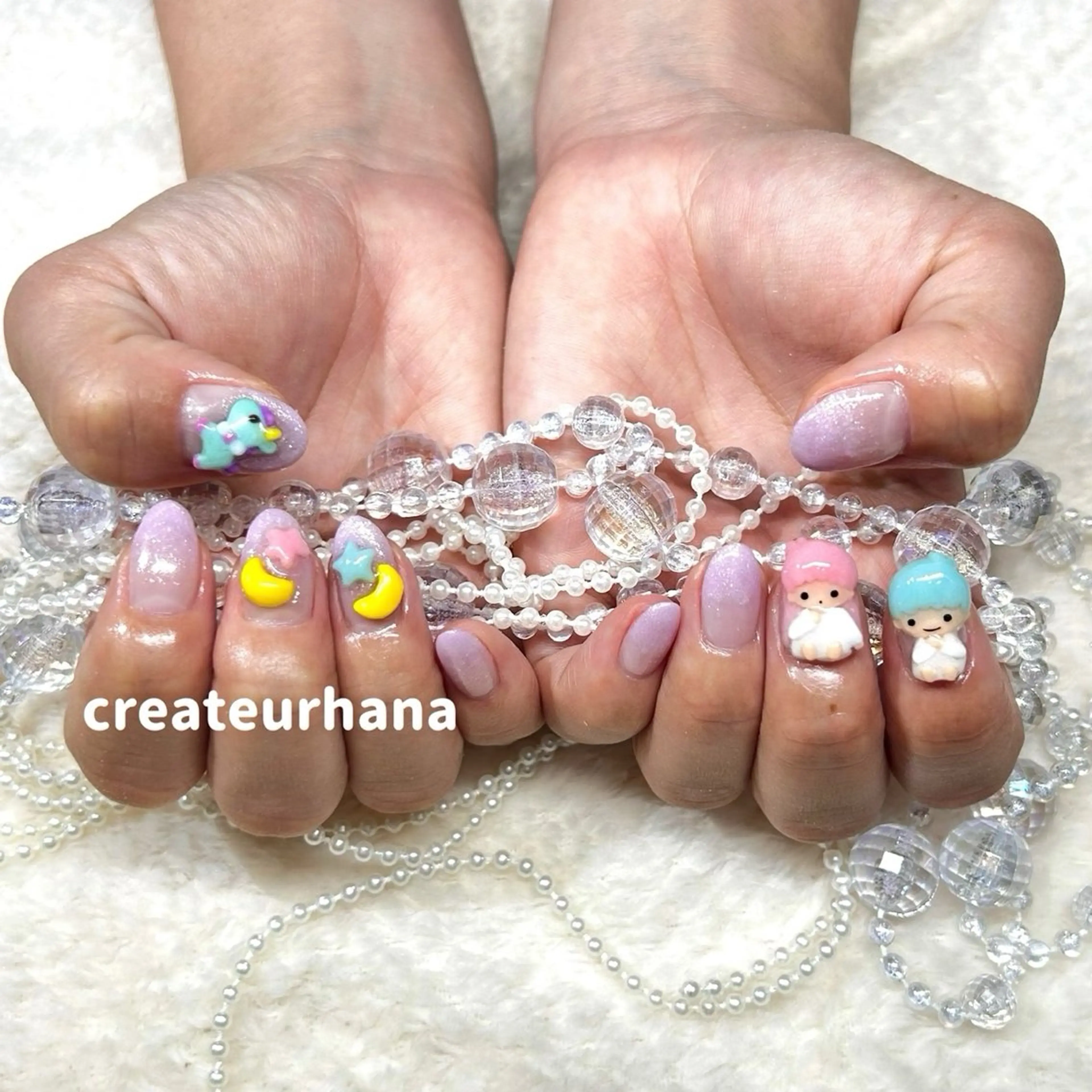 ネイル クレアトゥール華所属・クレアトゥール華 西村のネイルデザイン