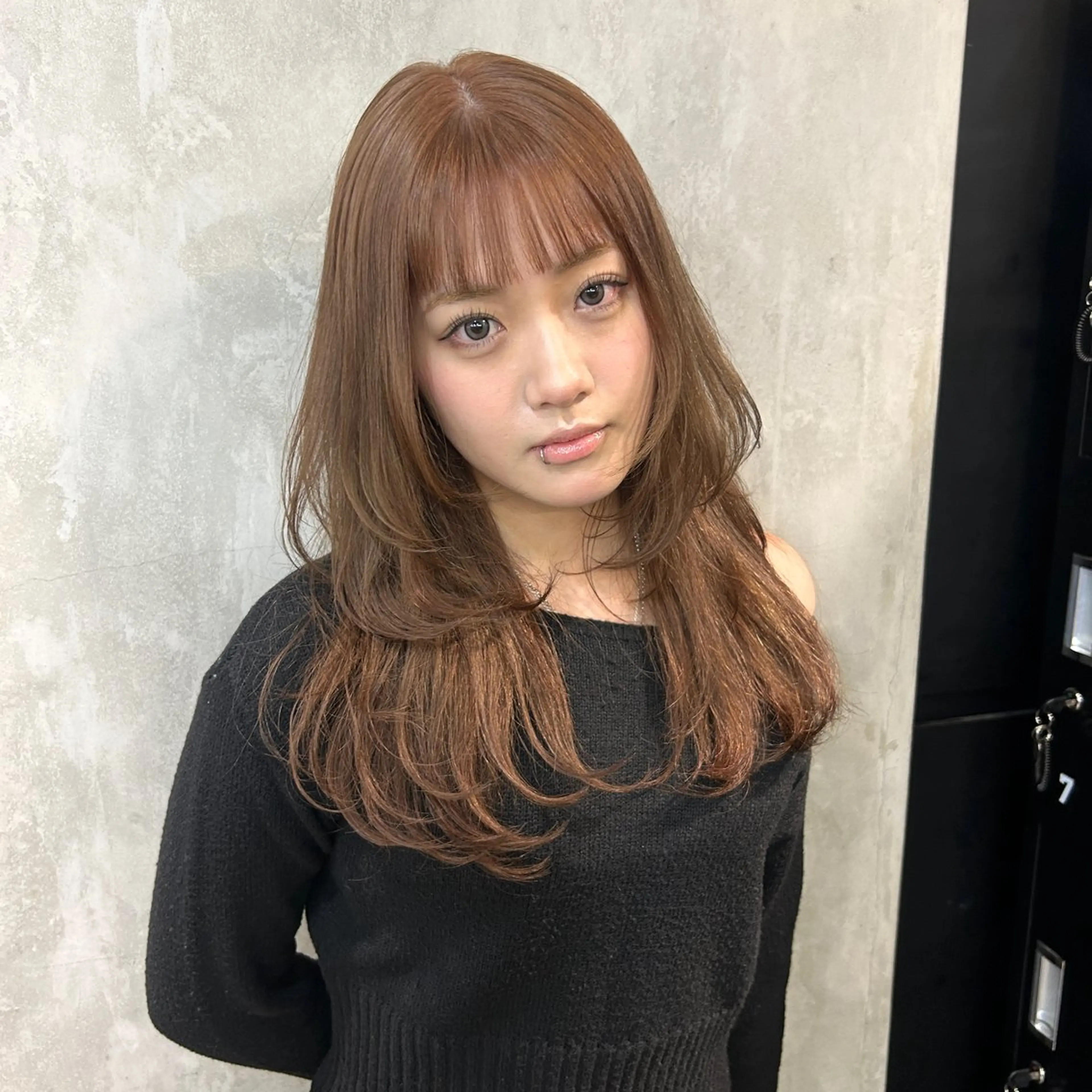 ミディアム カラー 似合わせカット 似合わせ/ブリーチ☆ 𝓡𝒖𝓷𝐚💋のヘアスタイル