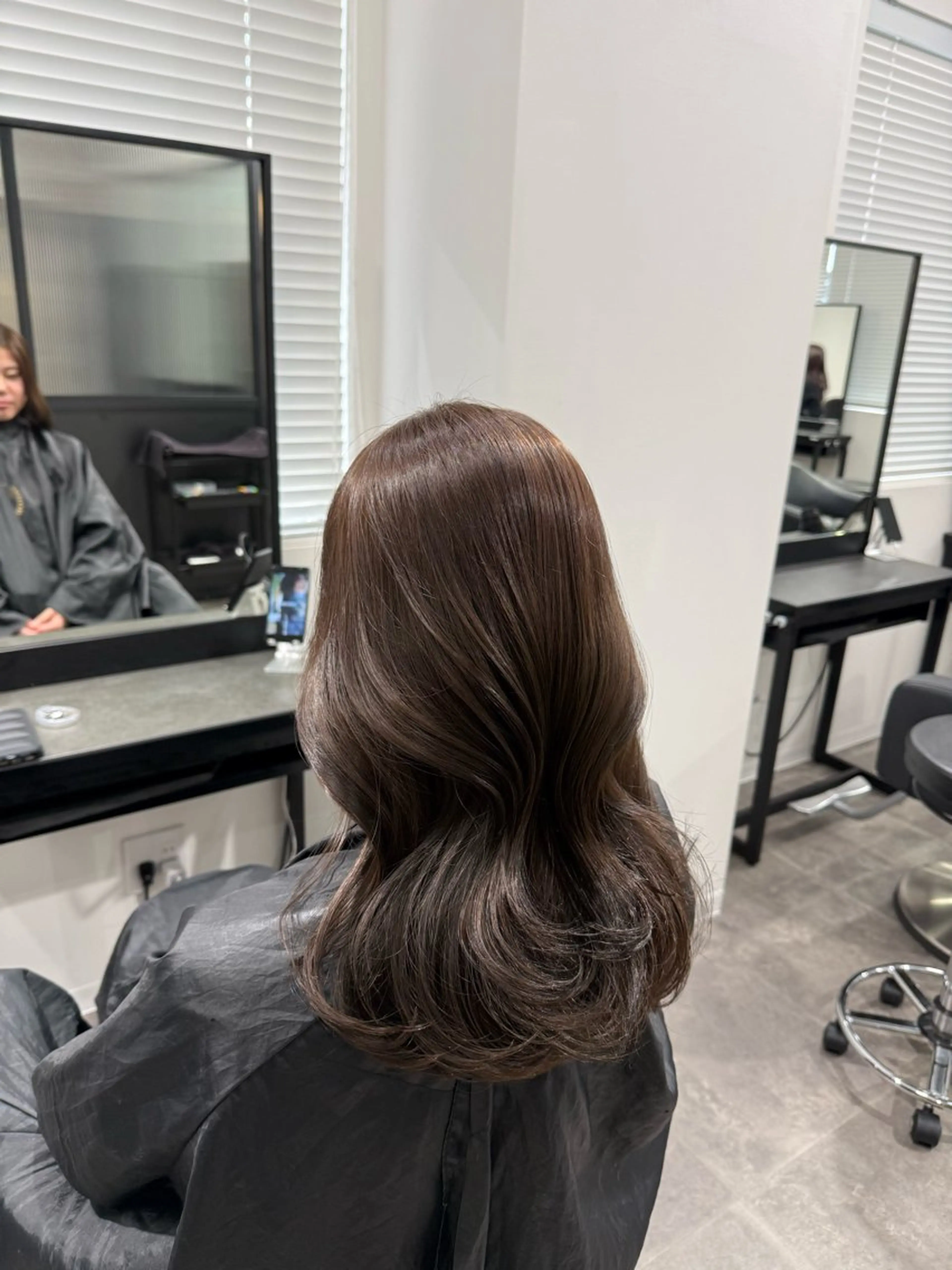 セミロング カラー ヘアアレンジ カット ヘアカラー トリートメント ヘアセット 💗横浜美容室 💗HARUNAのヘアスタイル