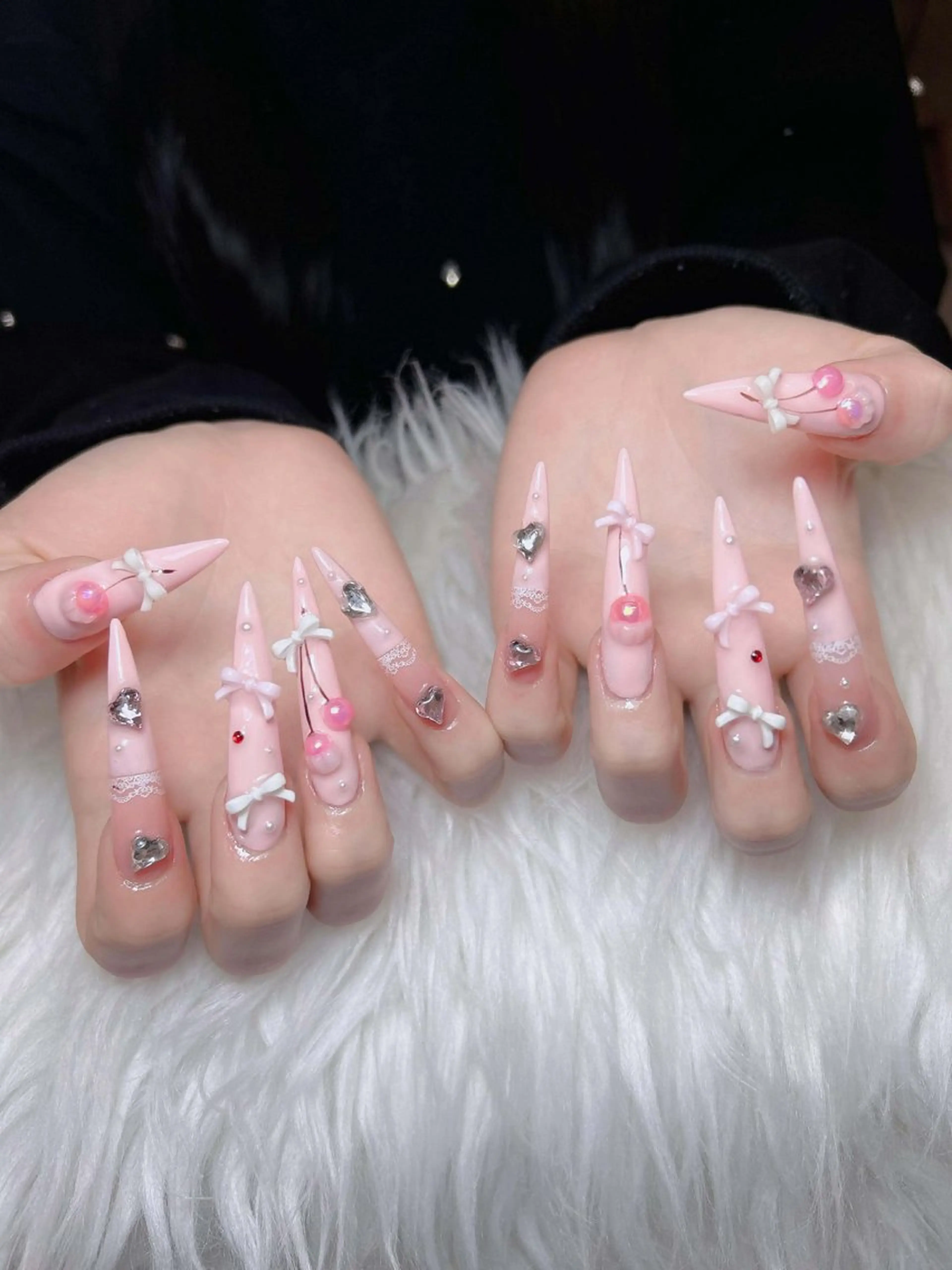 ネイル オーロラネイル チークネイル フットネイル フレンチネイル 韓国ネイル ハンドネイル Lumi Nailのネイルデザイン