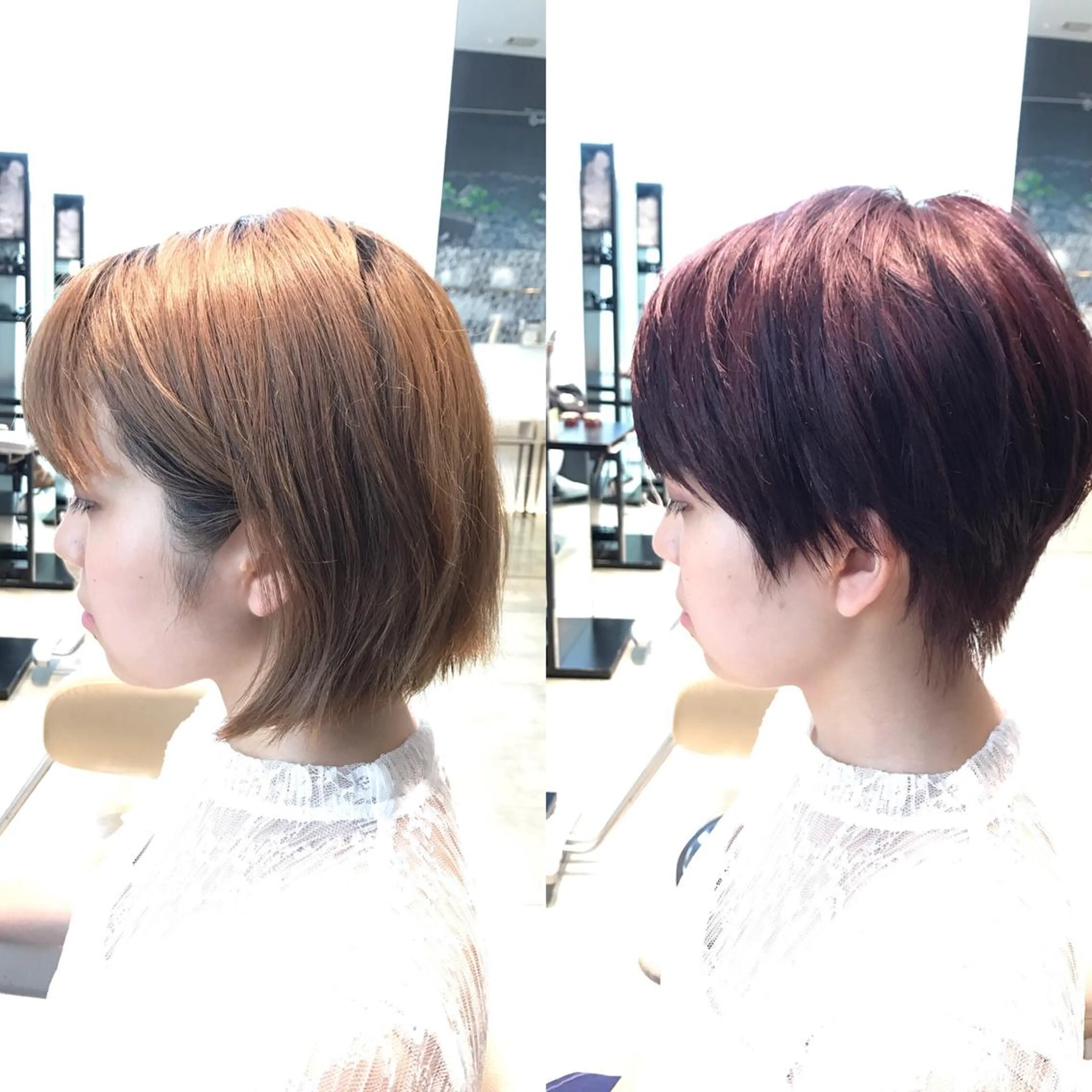 ショート カラー ヘアアレンジ ボブ ショートヘア Re:ta KANZOのヘアスタイル