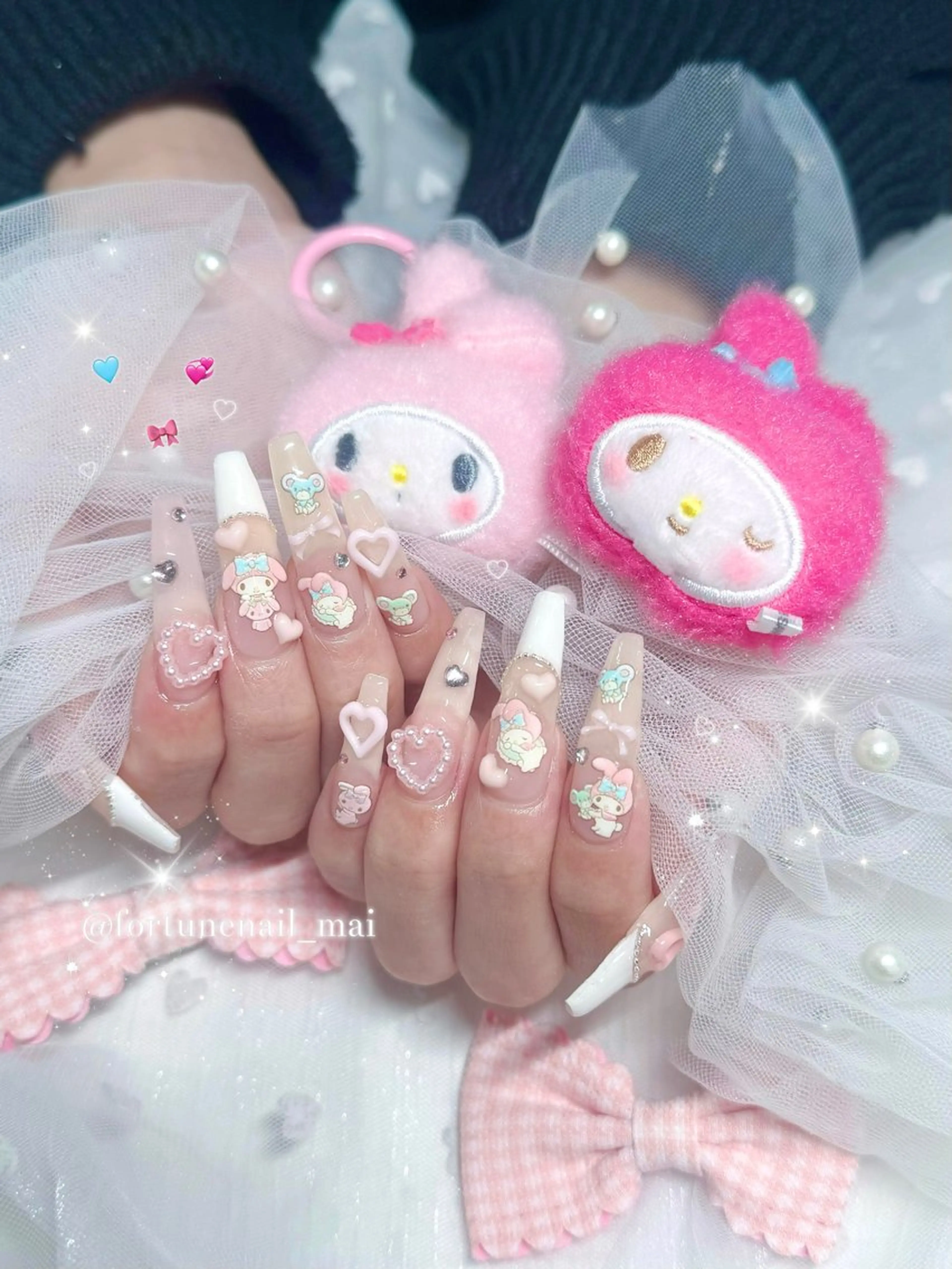 ネイル 持ち込み ハンドネイル 🎀Mai 🎀のネイルデザイン
