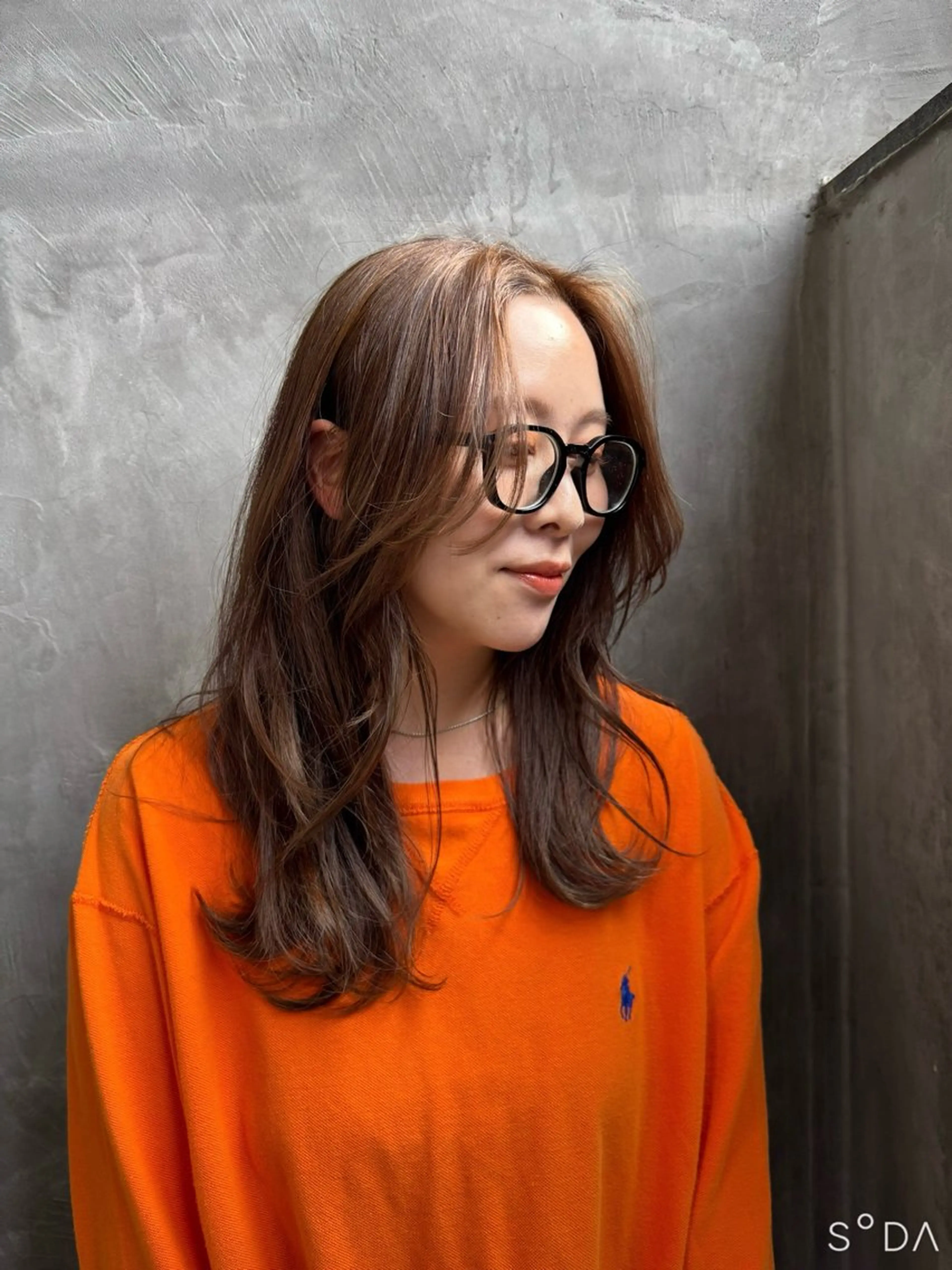 ロング 山村 野々羽のヘアスタイル