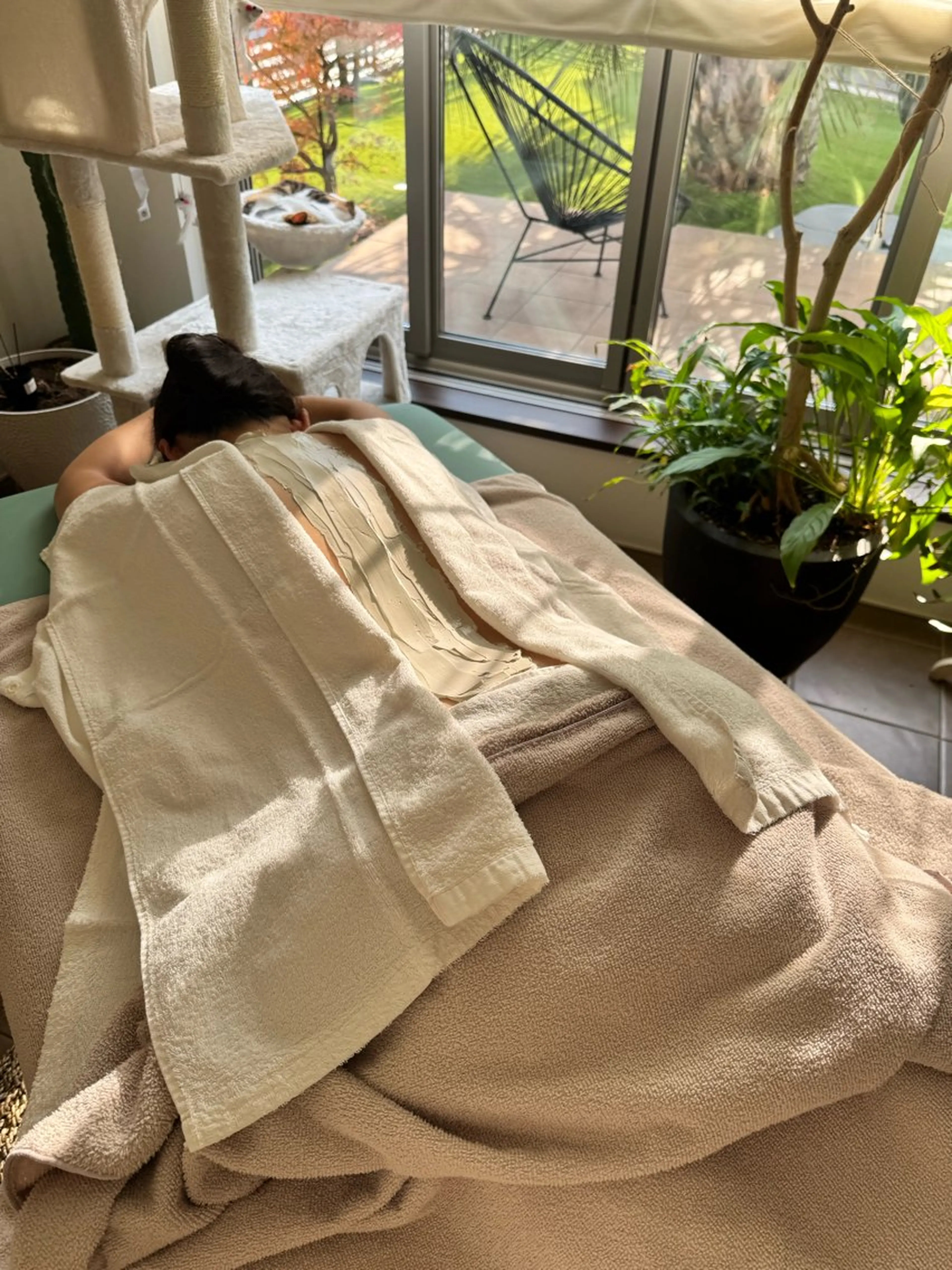 [オプション]  背中ホワイトクレイパックの写真