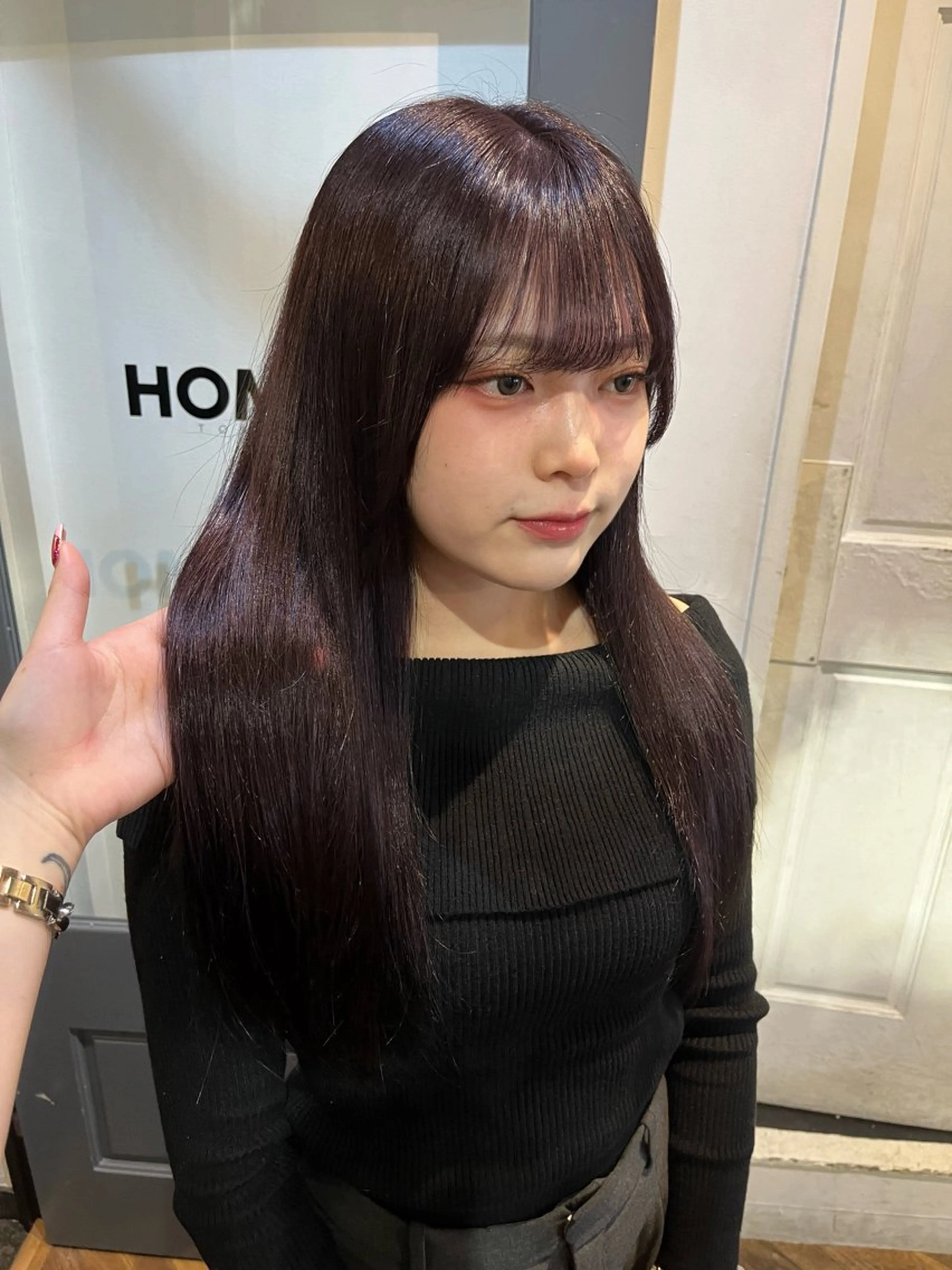 ロング カラー HOMIE TOKYO所属・sora / 渋谷 / ハイトーンのヘアスタイル
