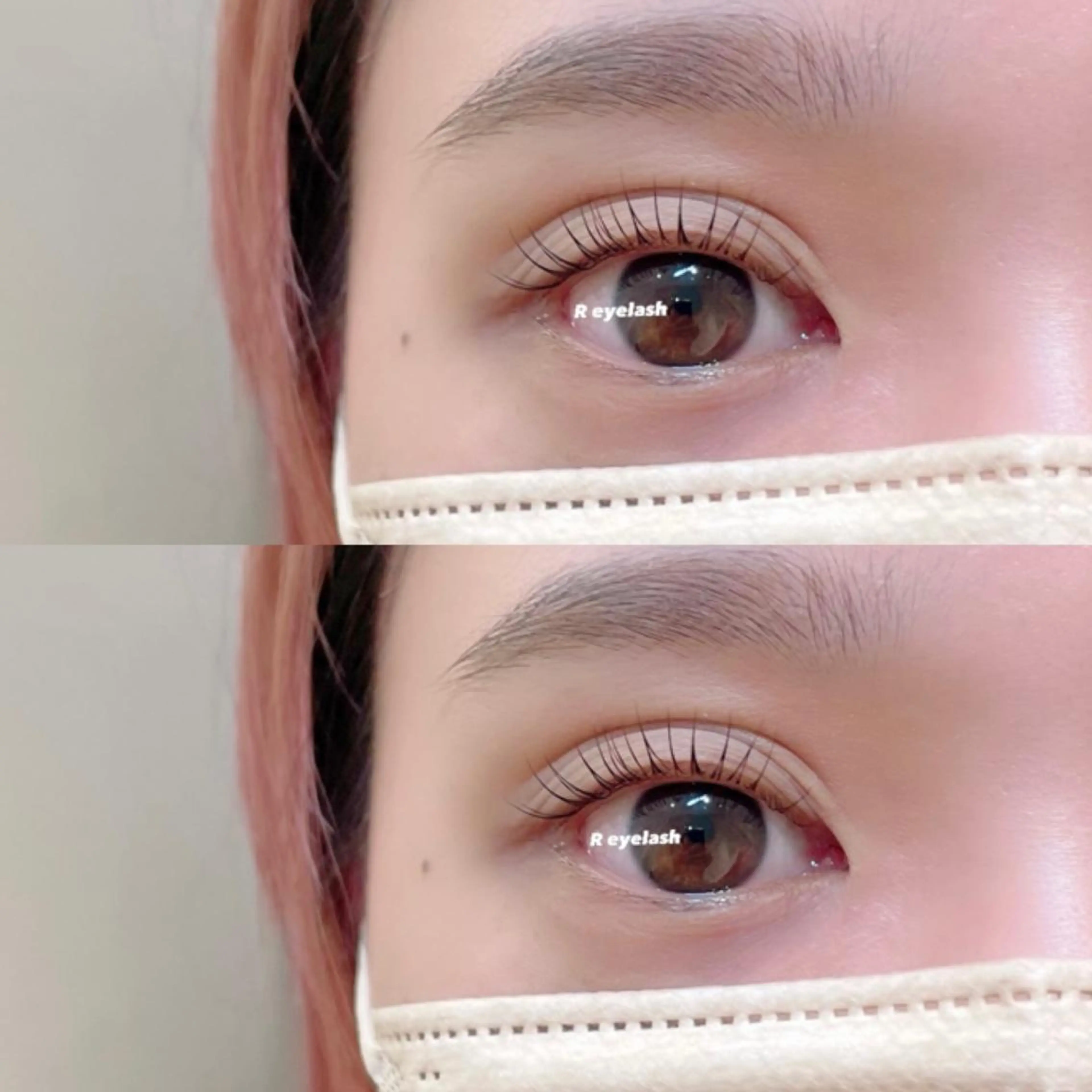 セミロング カラー パーマ ヘアアレンジ メンズ キッズ ネイル マツエク・マツパ アイブロウ 𝑹 eyelashのマツエク・マツパデザイン