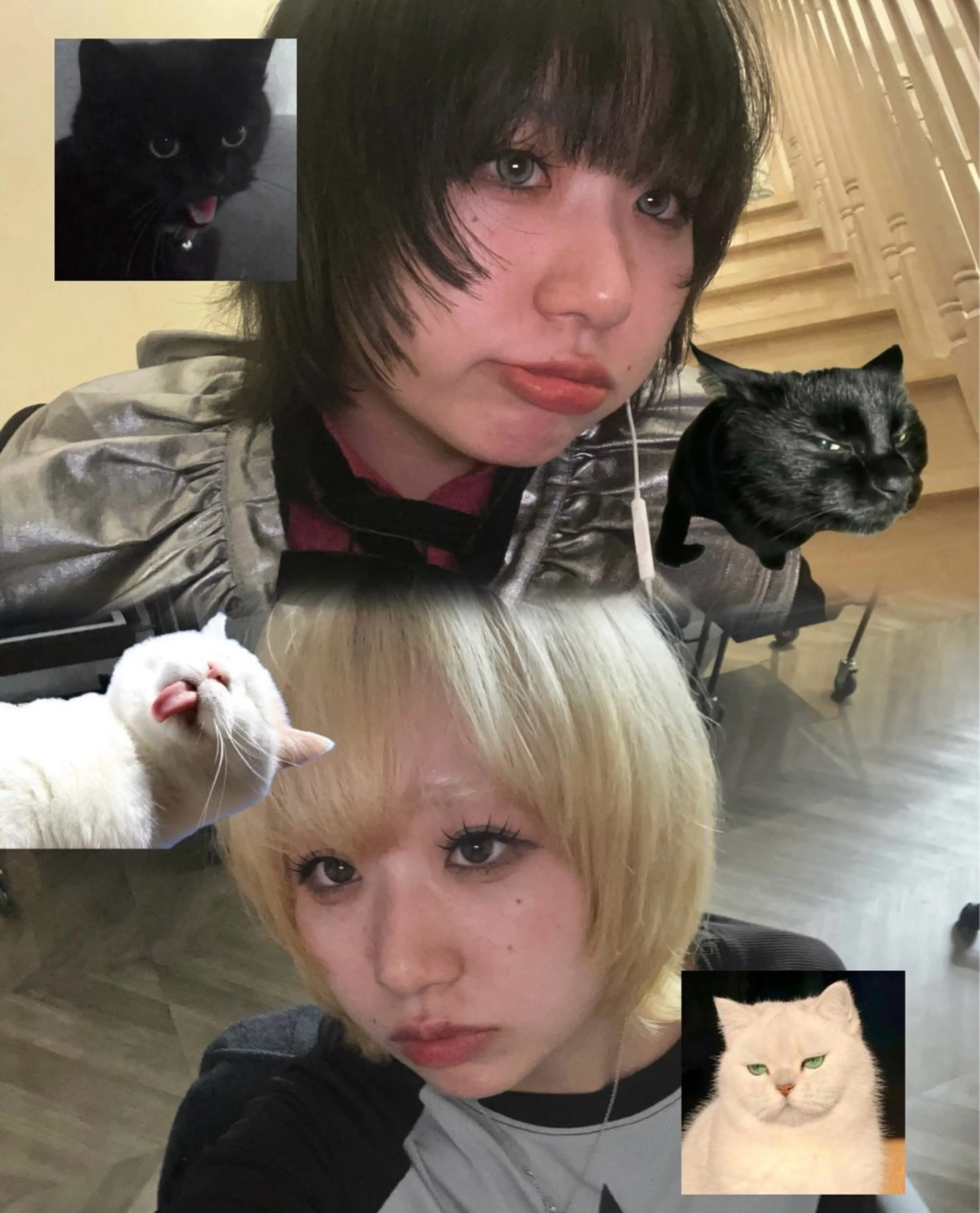 ミディアム カラー ヘアカラー トリートメント 岡山ハイトーン・ ルーツカラー/こもものヘアスタイル