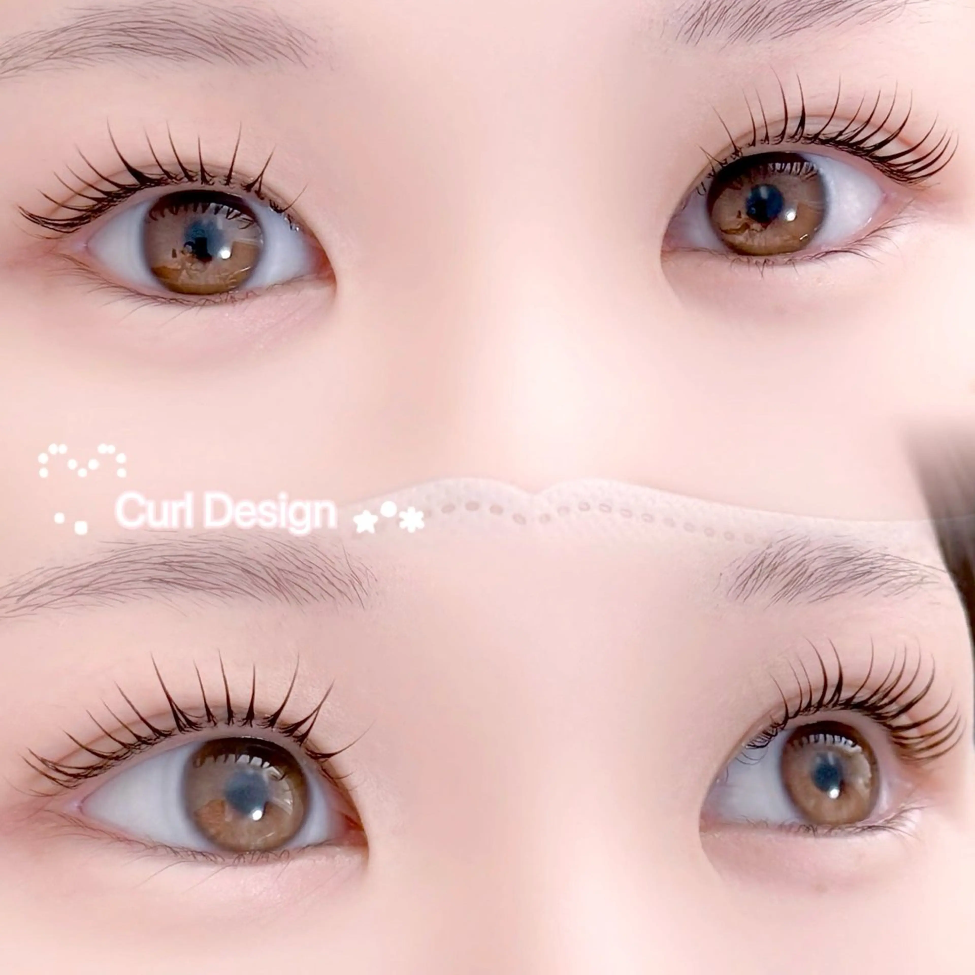 マツエク・マツパ マツパ Le'a福山 愛佳のマツエク・マツパデザイン