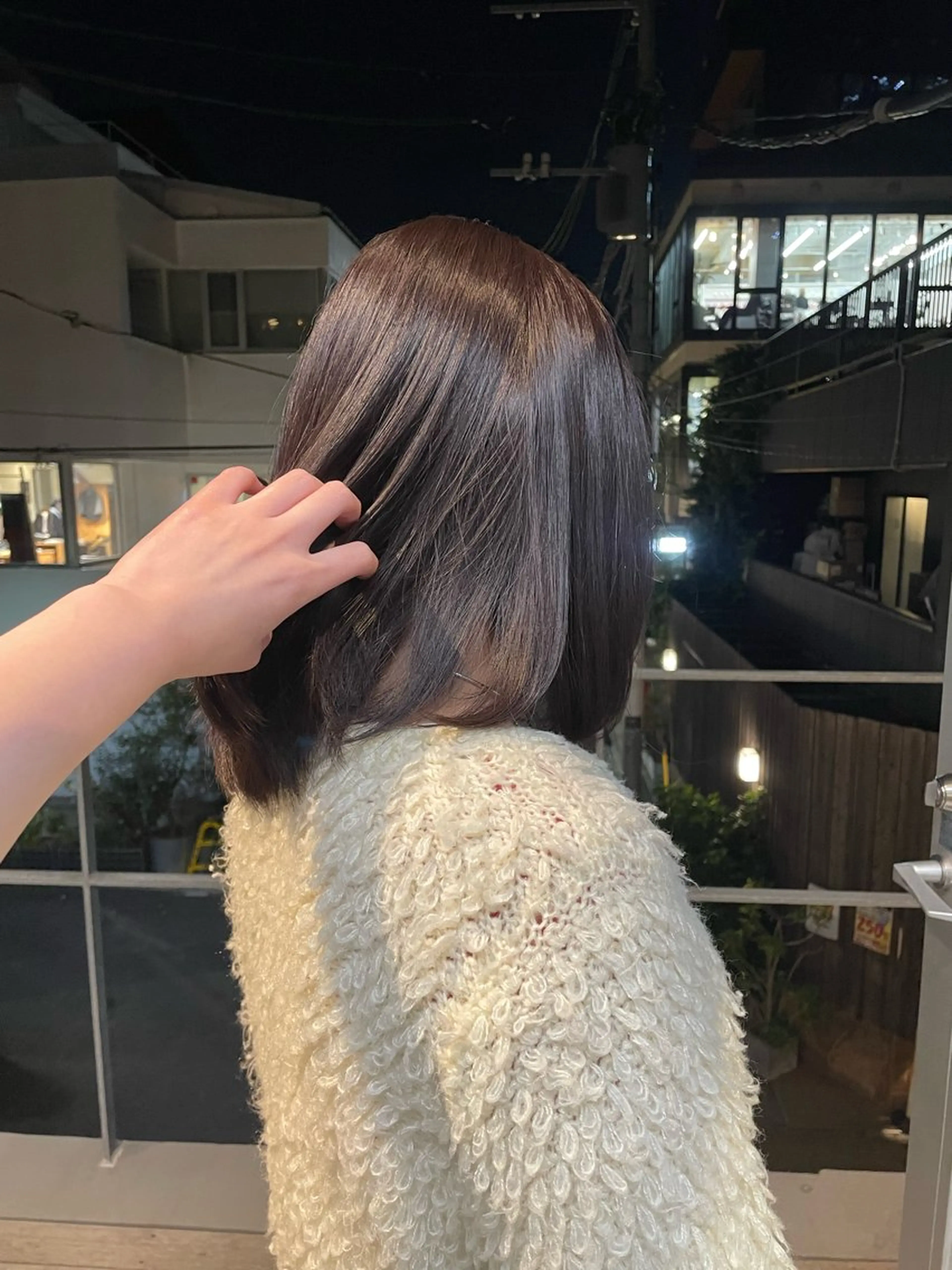 ミディアム カラー 小澤 わかなのヘアスタイル