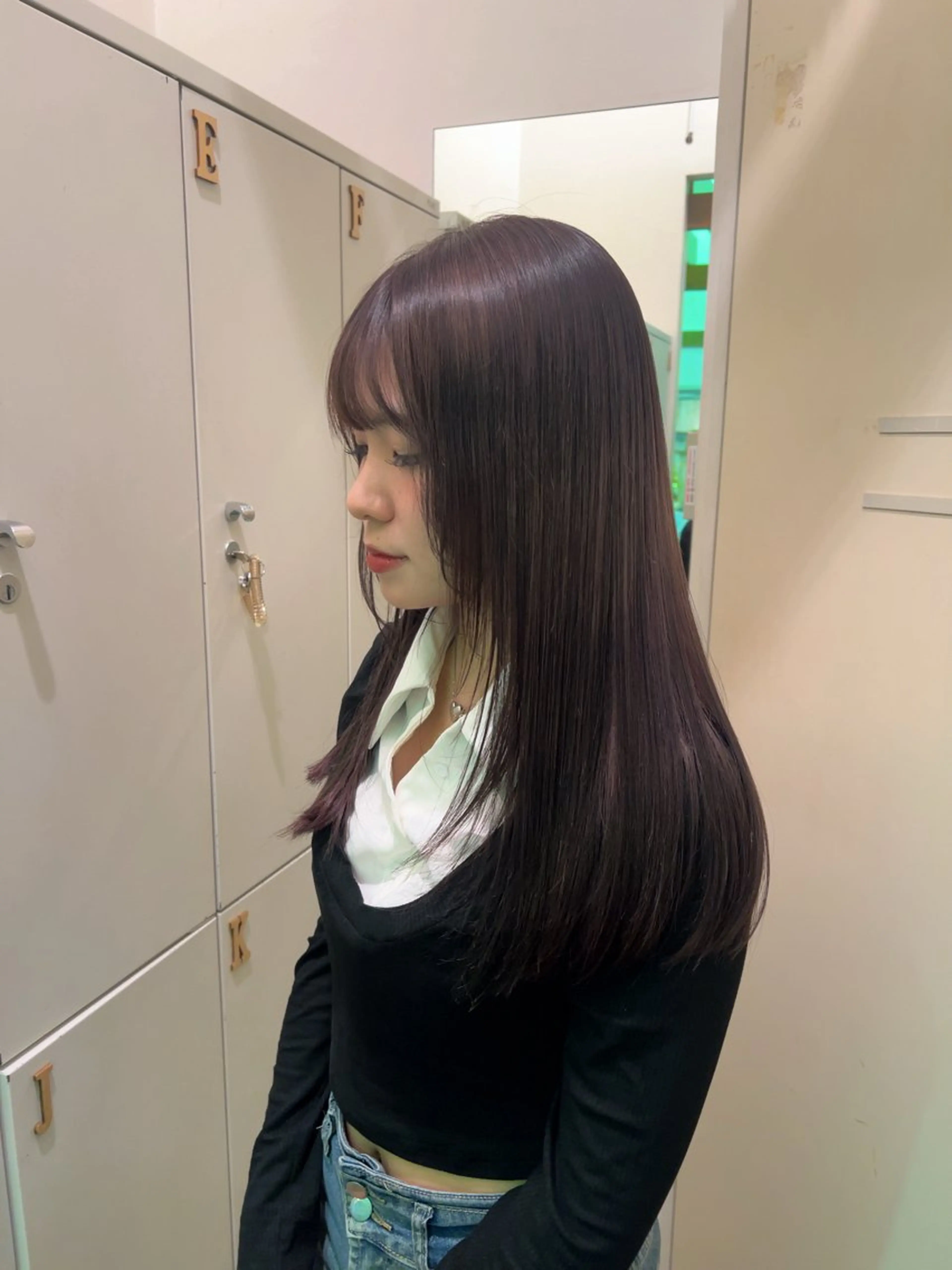 ロング ハイトーンカラー/エ クステ/デザインのヘアスタイル