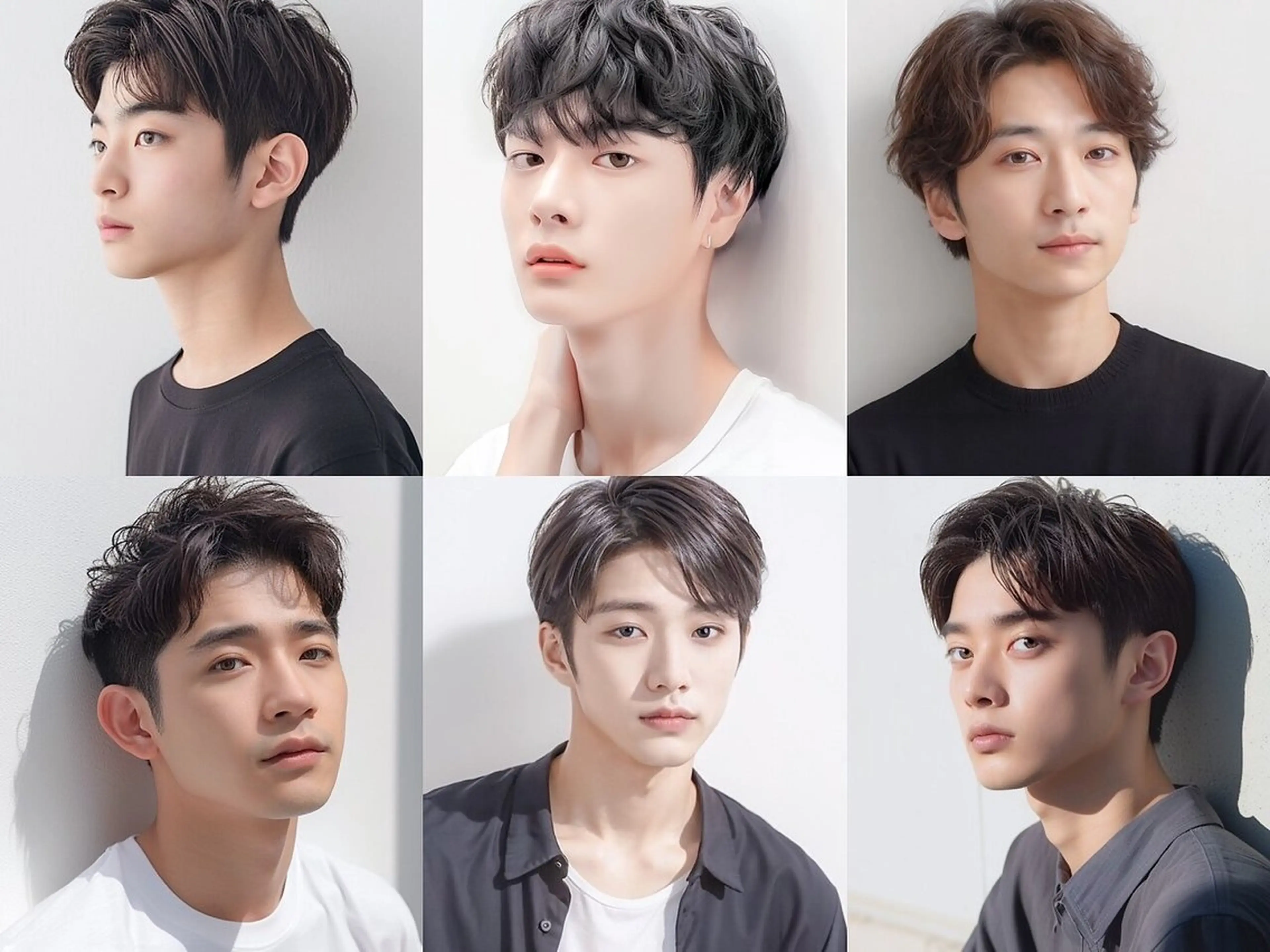 メンズ メンズ韓国風 マッシュ メンズウルフカット ウルフカット カット メンズ韓国ヘア専門 ★SUZUNA★のヘアスタイル