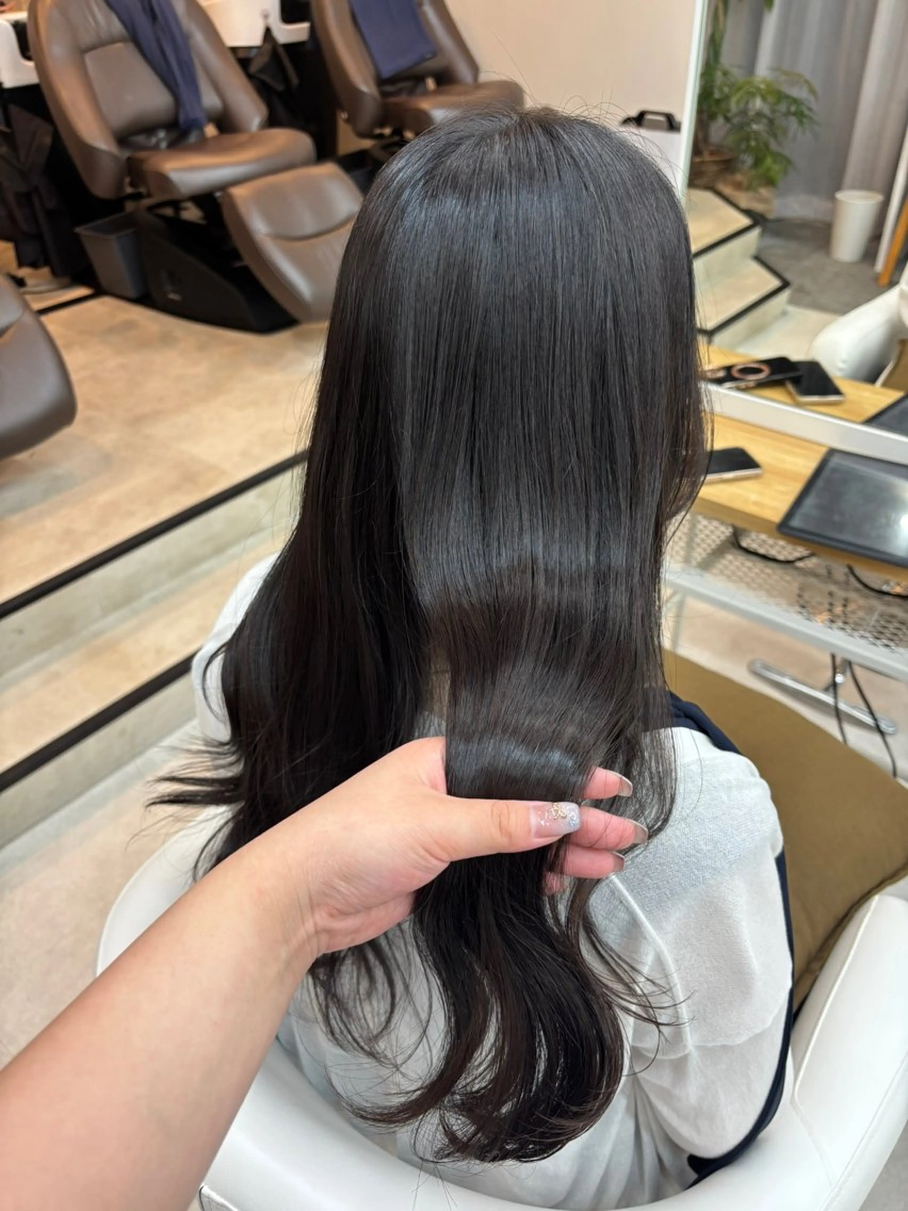 ロング トリートメント トリートメント ヘアセット 𝗆𝗂𝗒𝗎 🐈‍⬛🎀のヘアスタイル