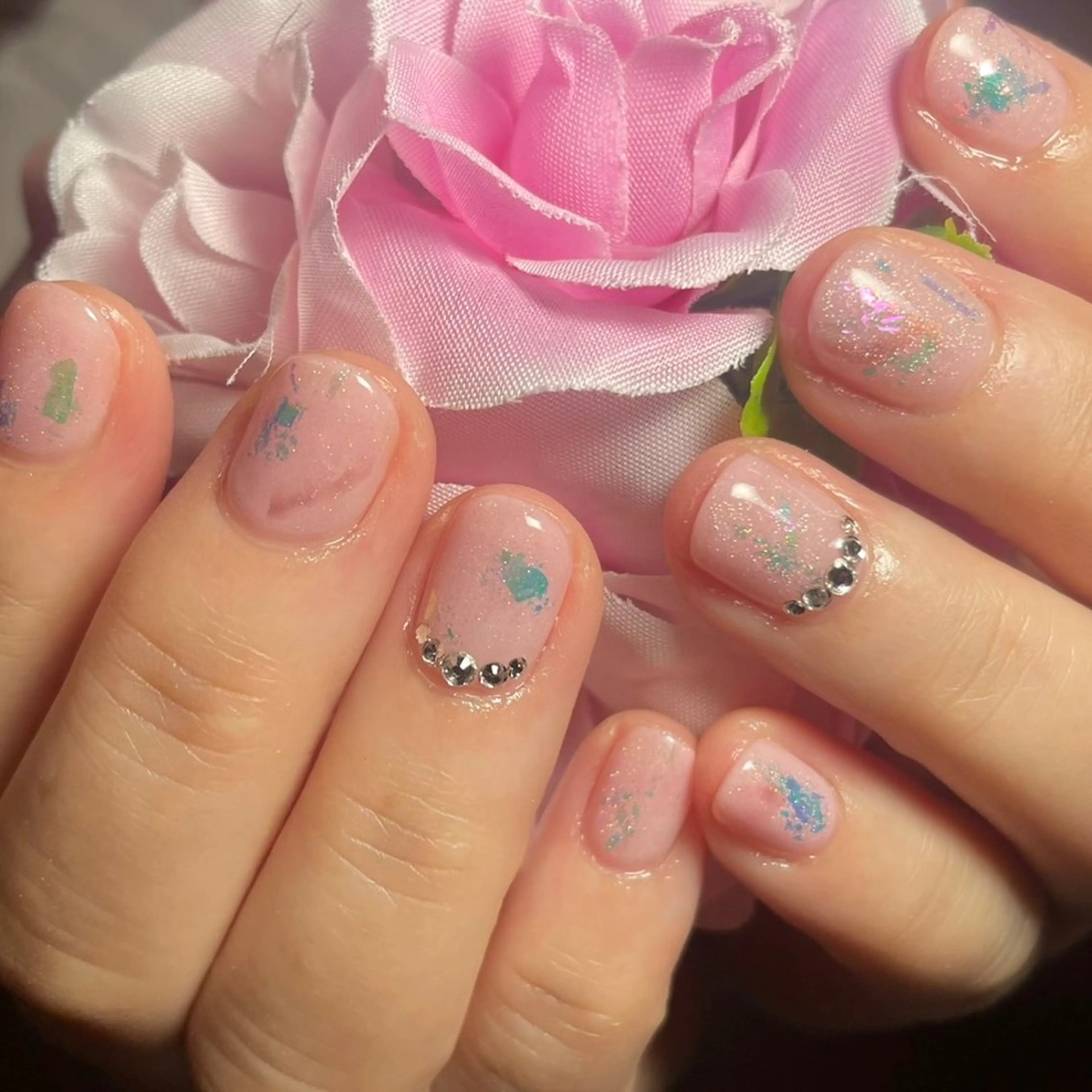 ネイル nail　milky 〜深夜にもネイル〜のネイルデザイン