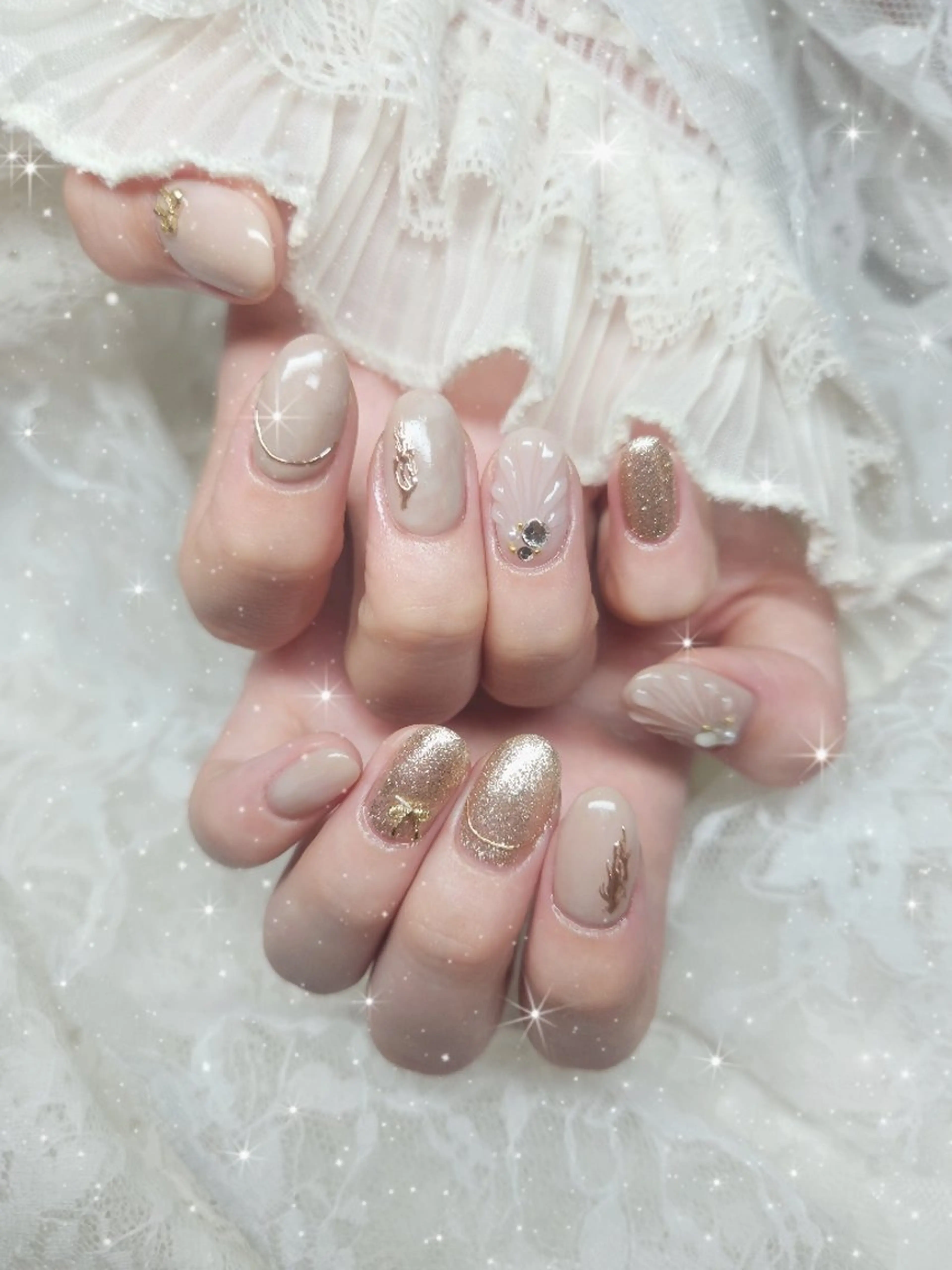 ネイル 韓国ネイル 持ち込み ニュアンスネイル オフィスネイル ピンク ハンドネイル nailsalon sissy所属・sissy hatsuneのネイルデザイン