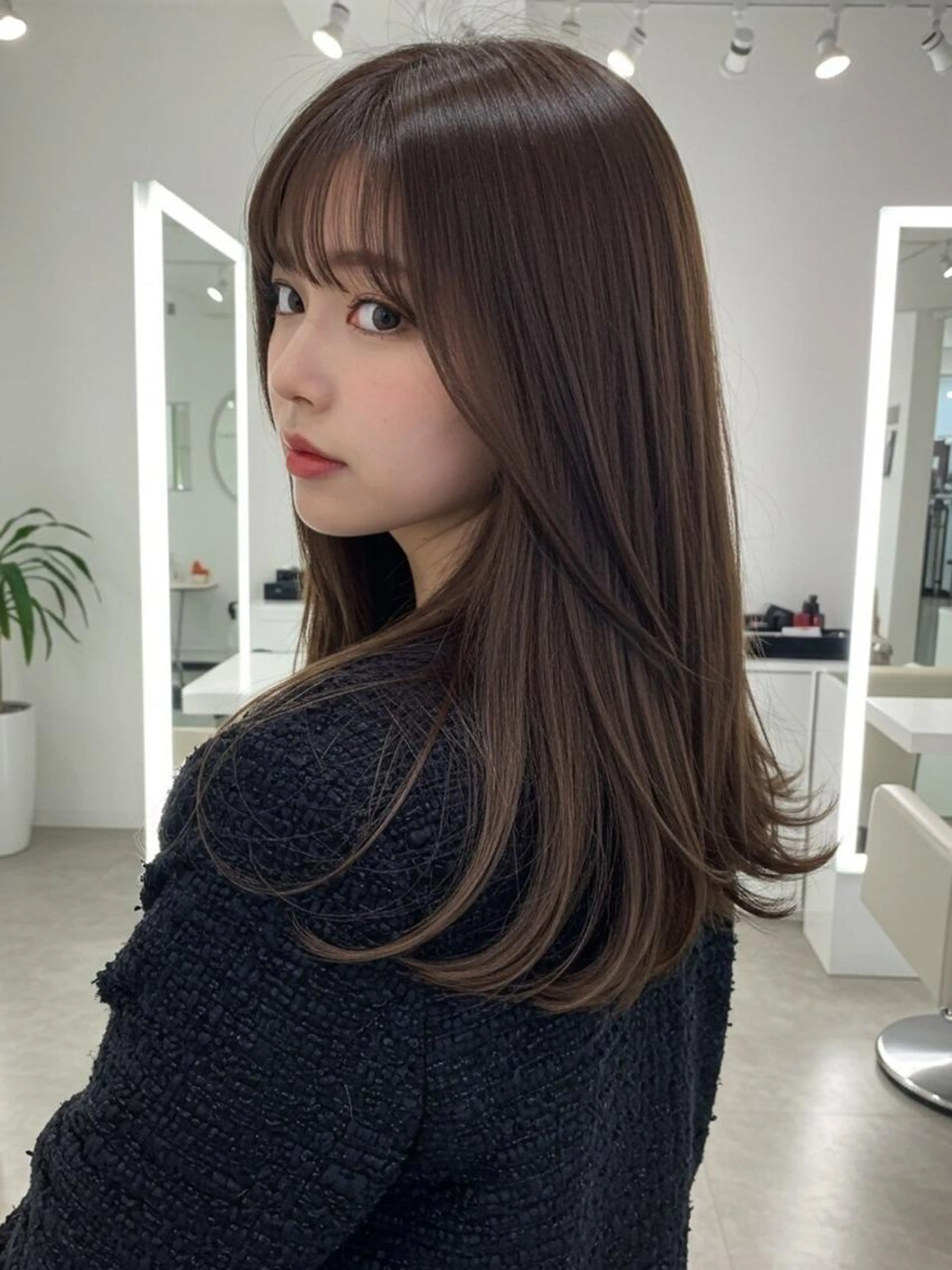 【美髪酸性ストレート】カット+酸性ストレート+髪質改善trの写真