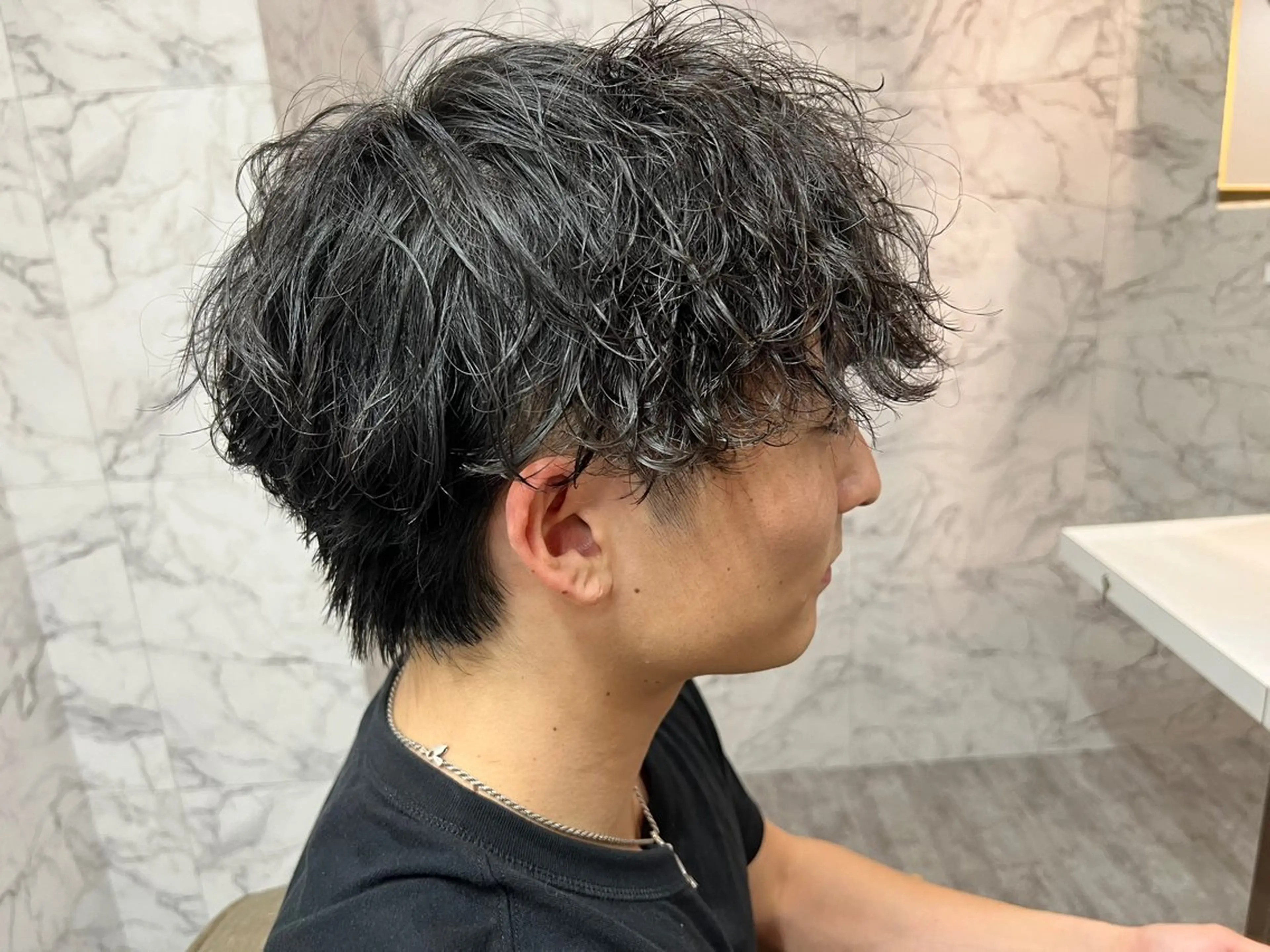 ショート メンズ カット パーマ youres hair2nd 髪質改善&ヘッドスパ所属・髪質改善特化/ 河野　柊斗のヘアスタイル
