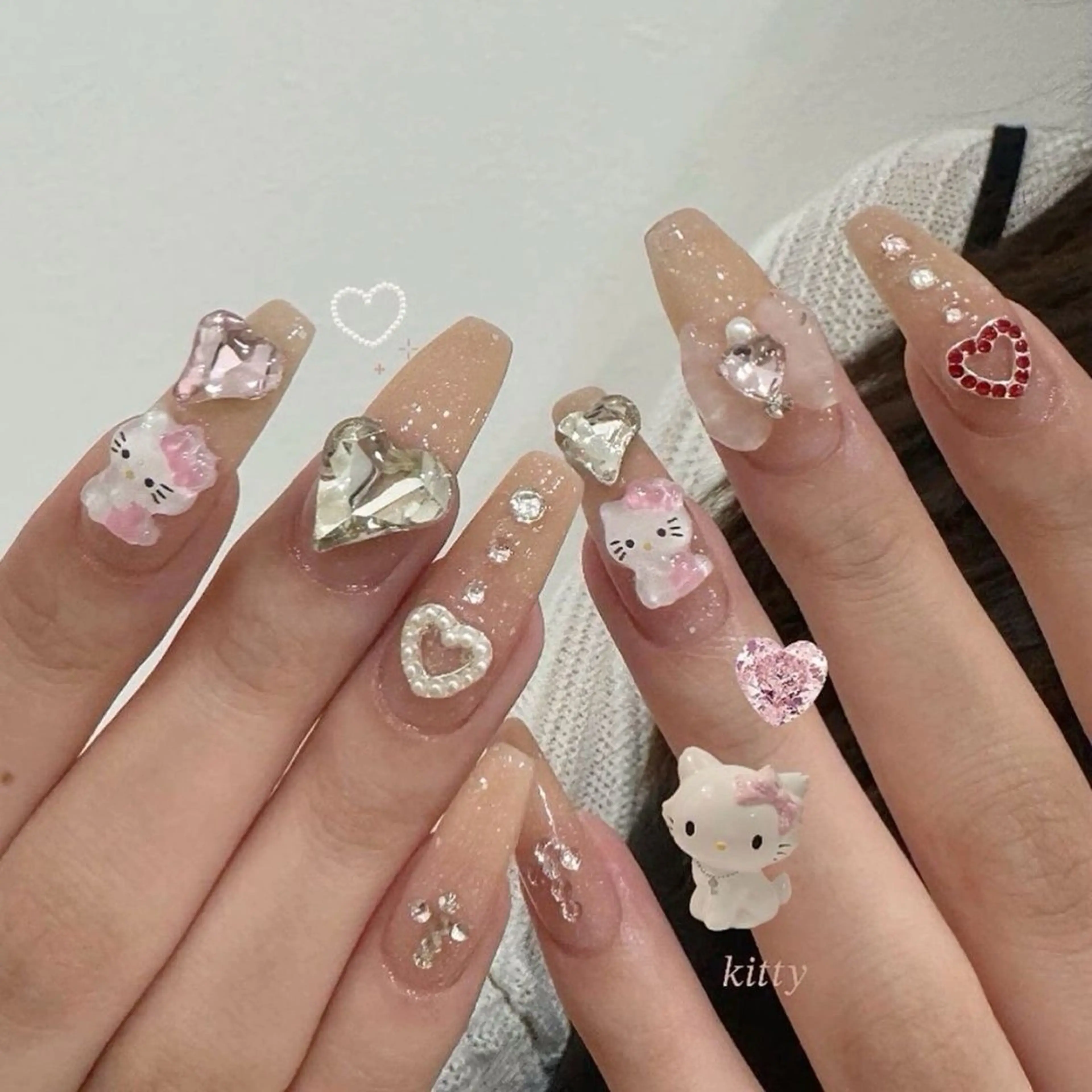 ネイル マグネットネイル ミラーネイル ネイルチップ 冬ネイル Lee Nailsのネイルデザイン