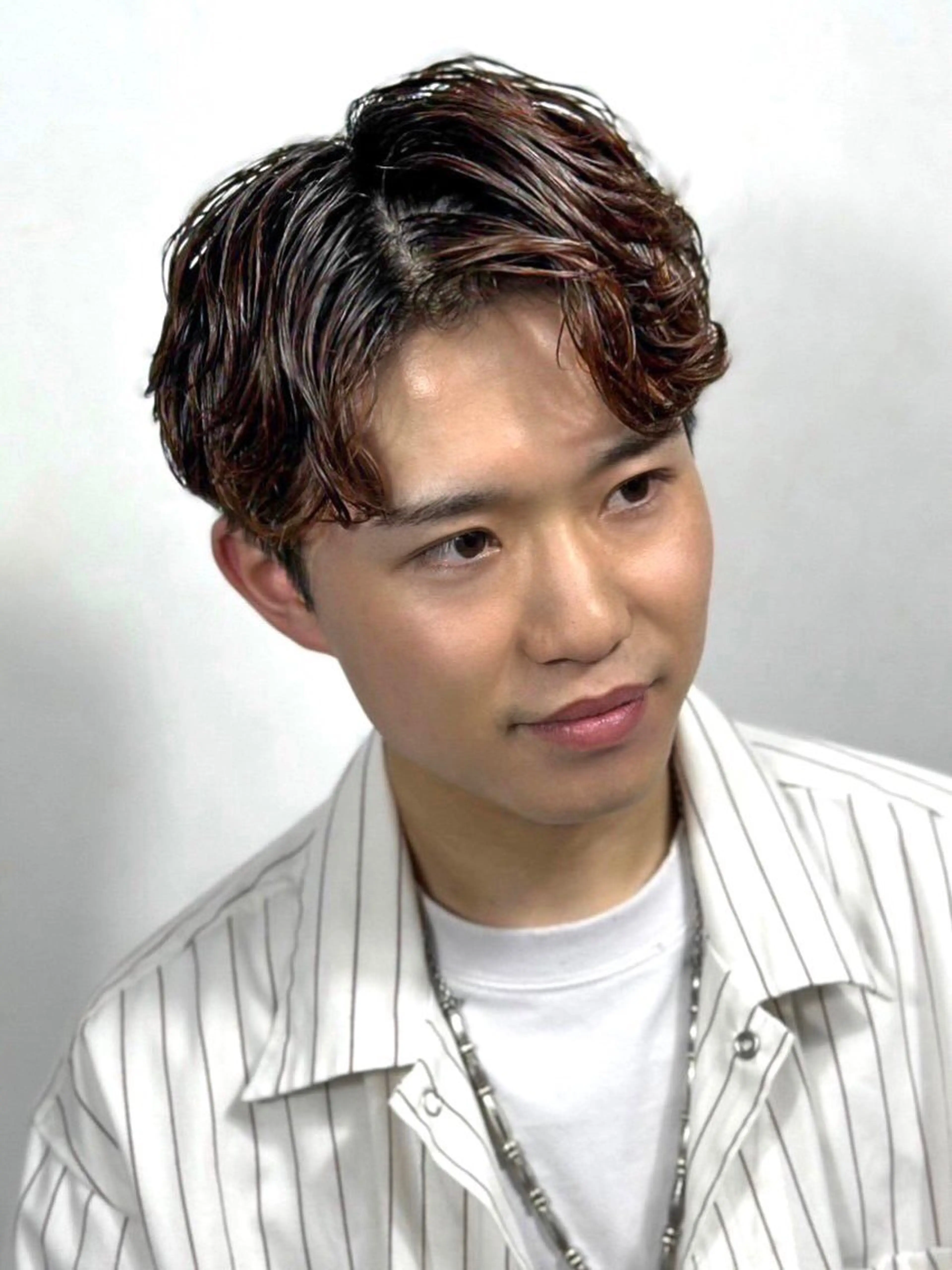 ミディアム 長内 健太のヘアスタイル