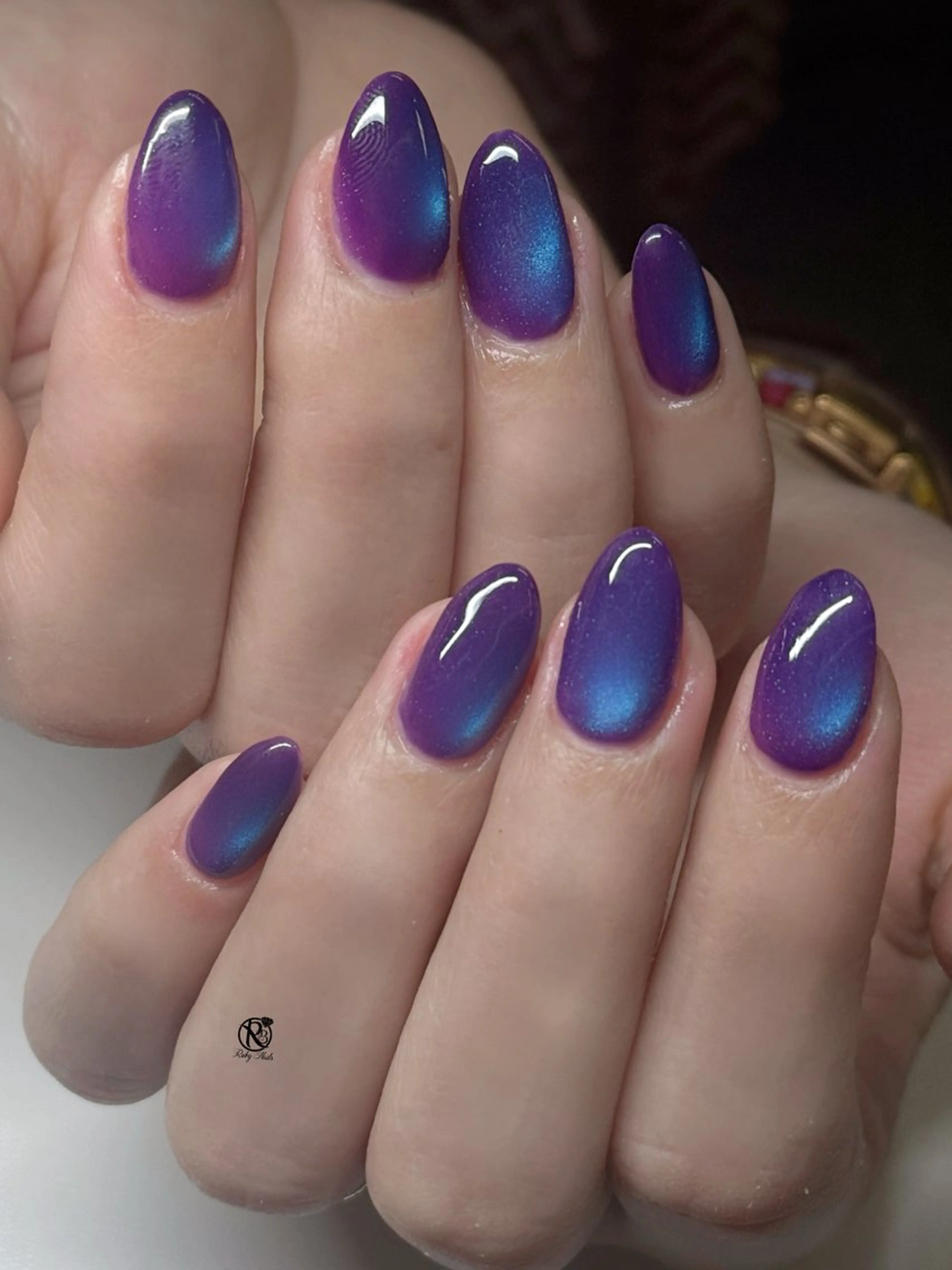 ネイル ボルドー ブラウン チークネイル ドット フットネイル ハンドネイル チェリネイルサロン 霞ヶ関のネイルデザイン