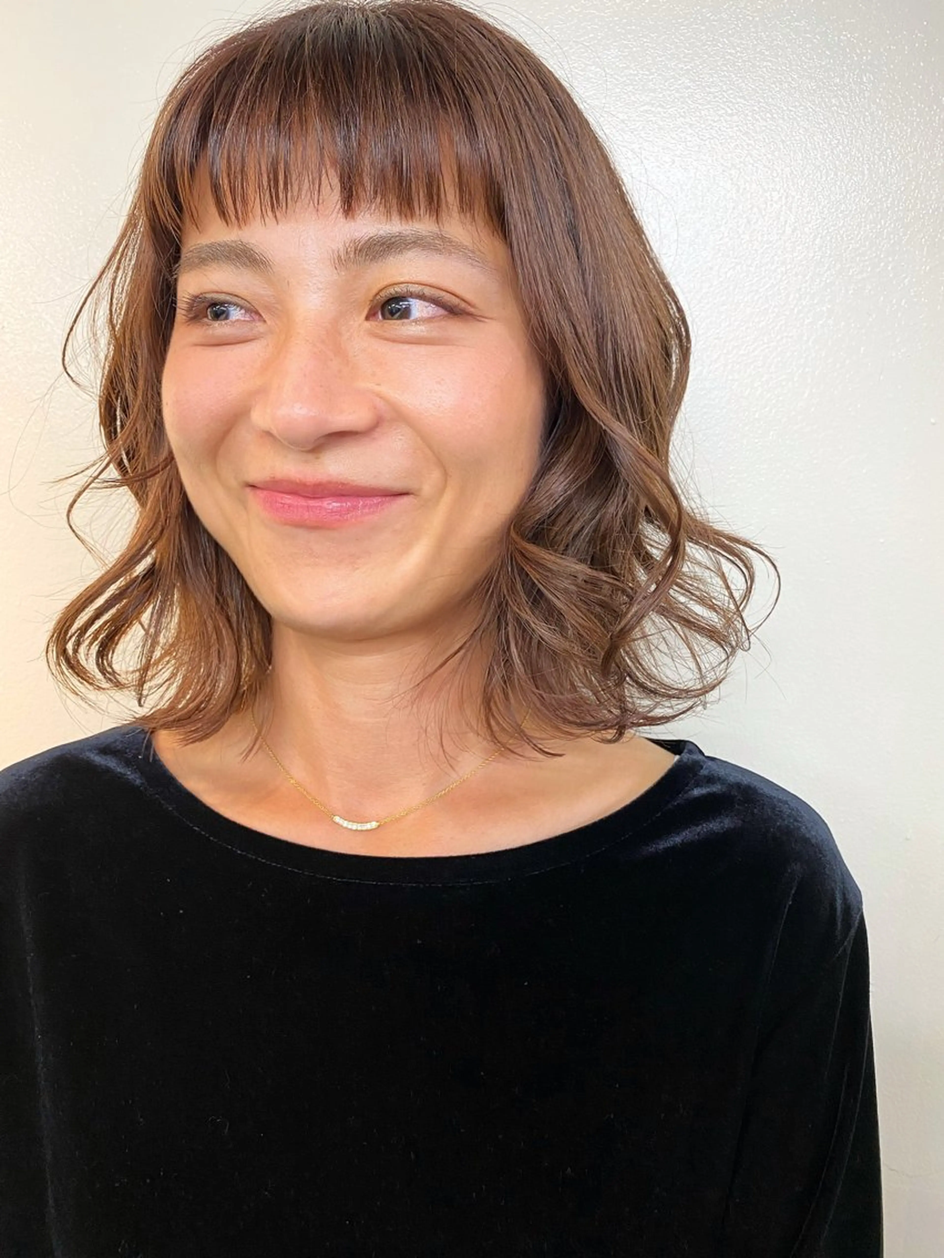 ミディアム パーマ 𣘺夲友梨/ メンズ/恵比寿のヘアスタイル