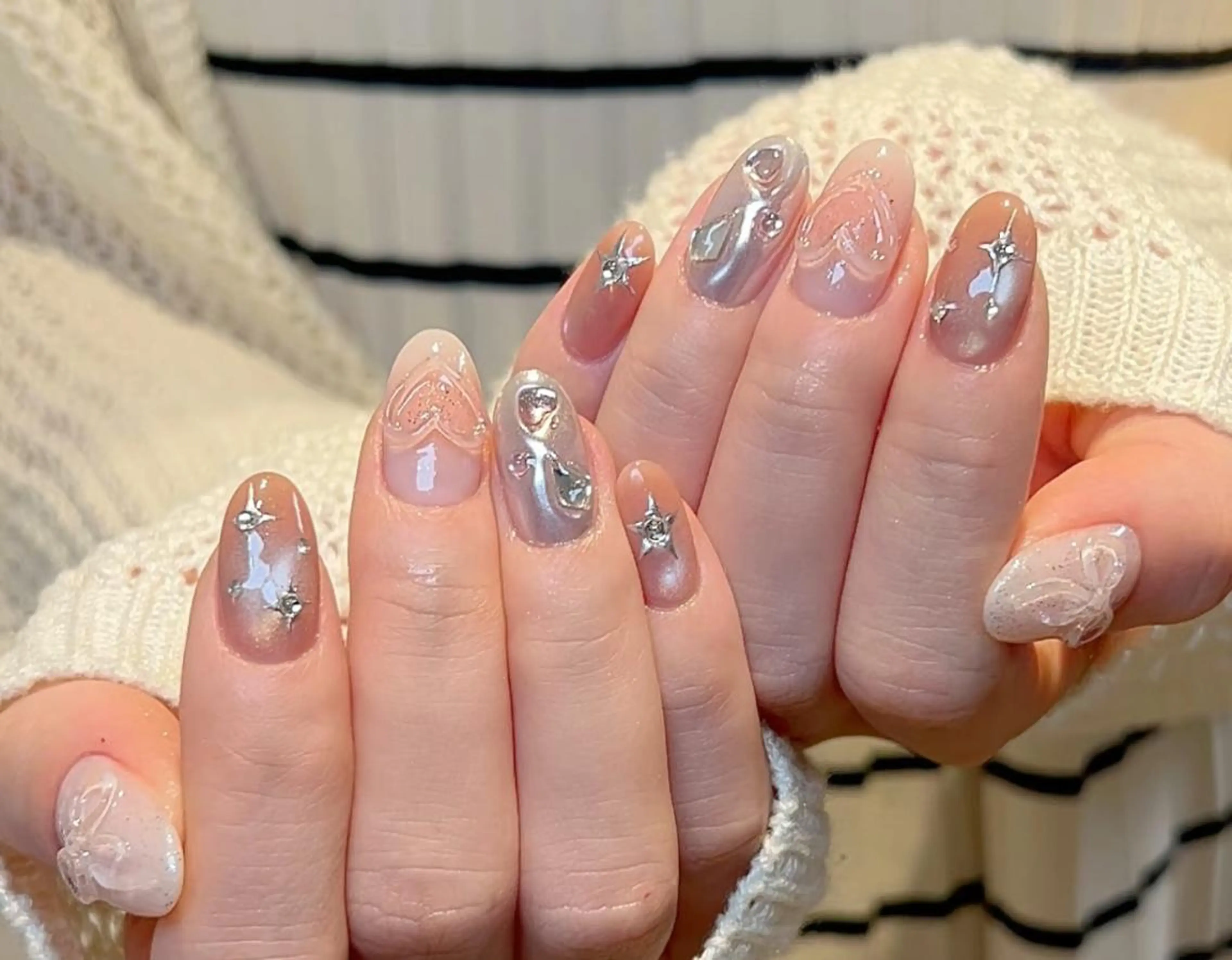 ネイル ハンドネイル By moonネイル 🌷ワンホン/韓国風のネイルデザイン