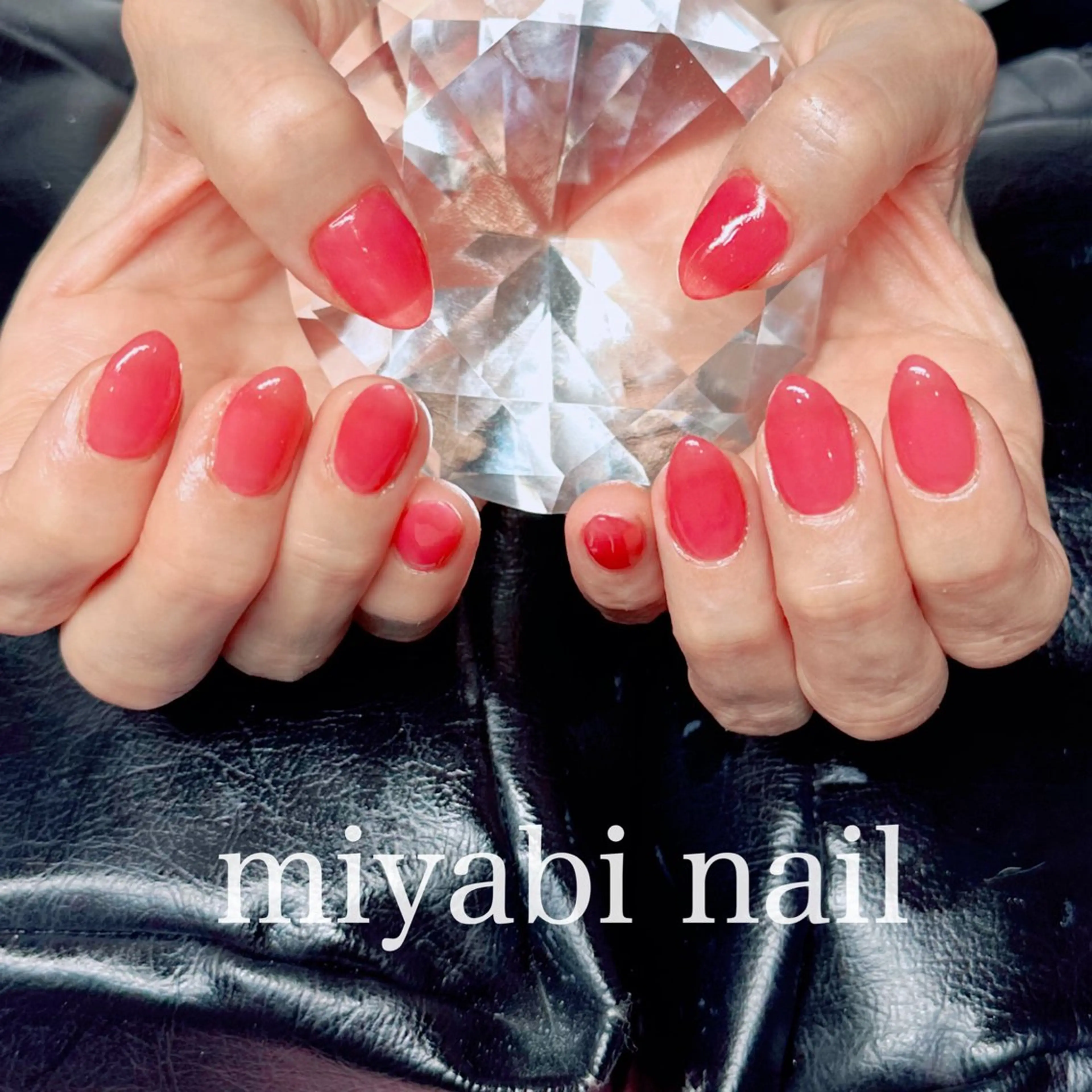 ネイル ジェルネイル 持ち込み オフィスネイル 夏ネイル ハンドネイル miyabi nail 桂川駅近くのネイルデザイン